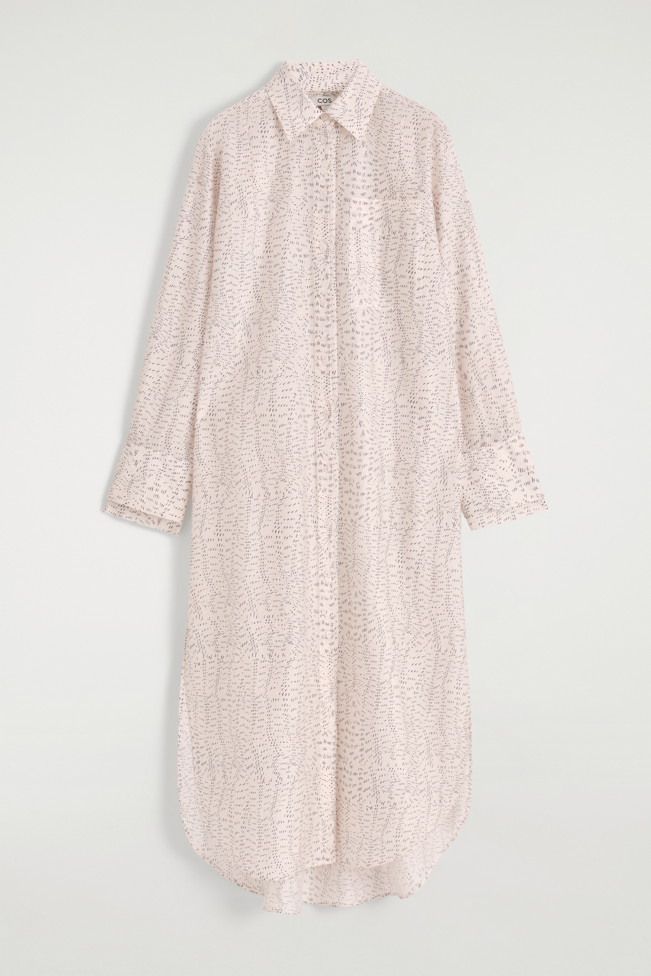 Visa större bild: BÖLJANDE SKJORTKLÄNNING MED TRYCK - ROSA/MÖNSTRAD - DAM | H&M SE 6