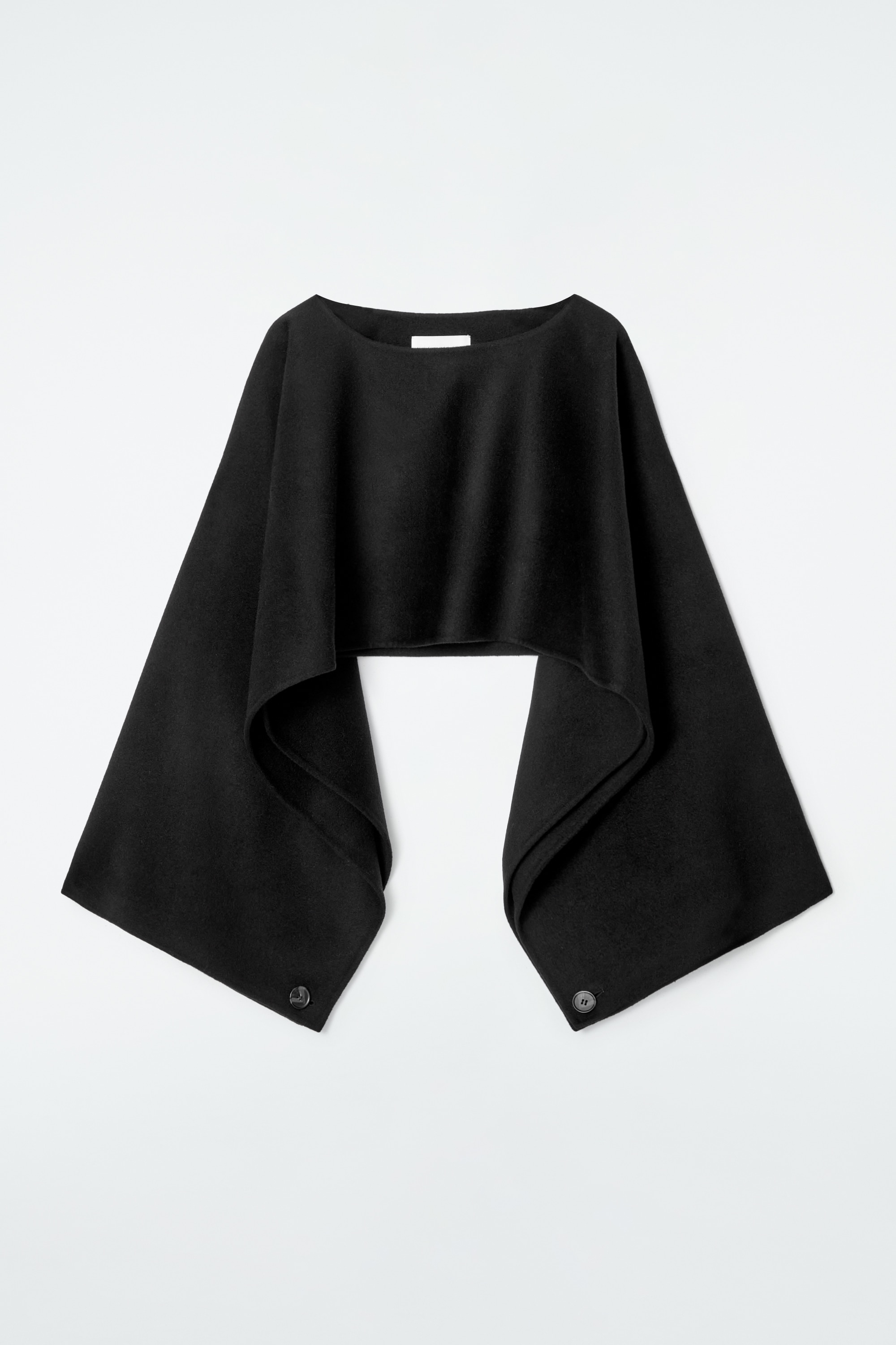 PĂLĂRIE HIBRIDĂ DIN LÂNĂ DUBLĂ FAȚĂ - NEGRU