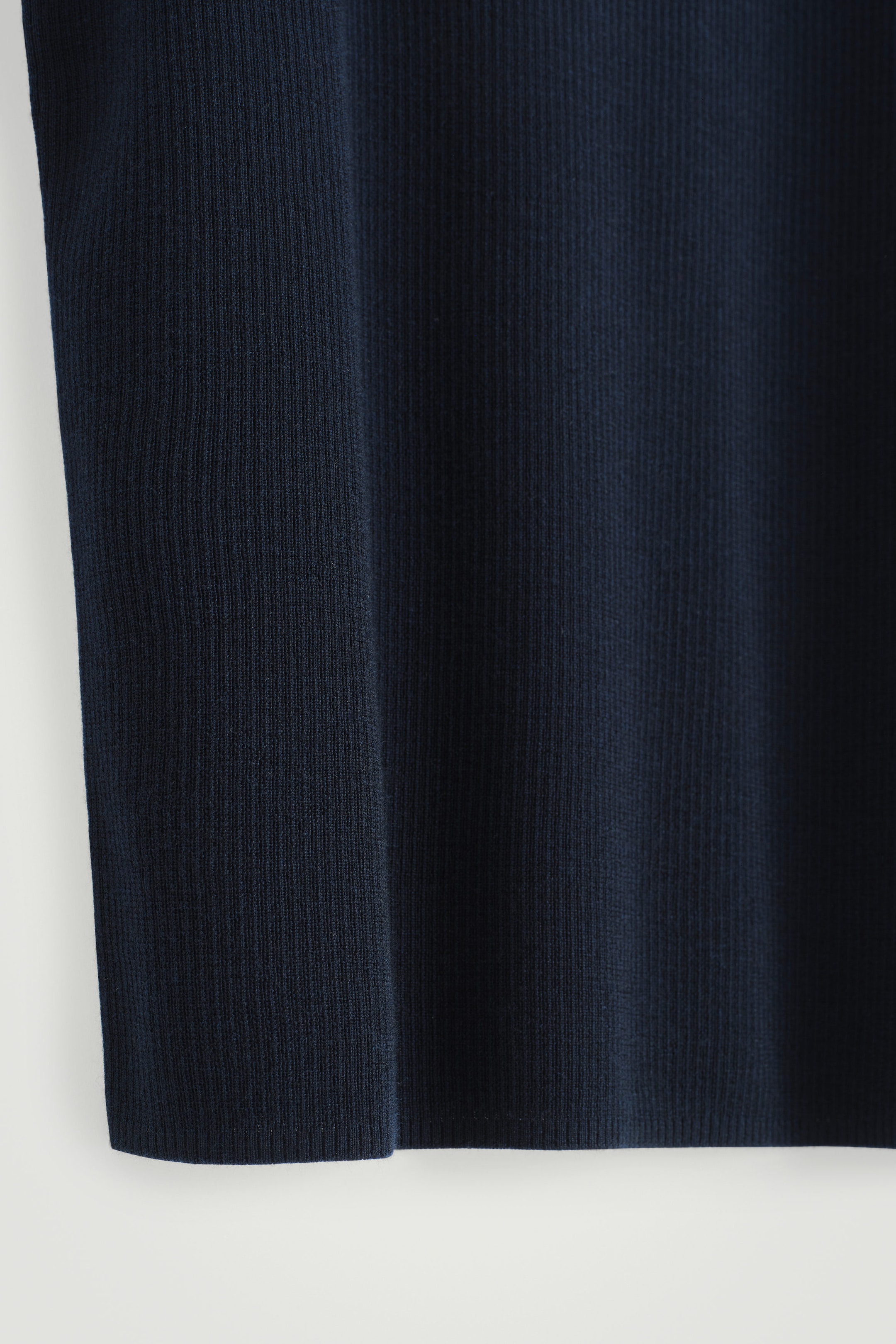 RIBBED MERINO WOOL KNIT TANK TOP