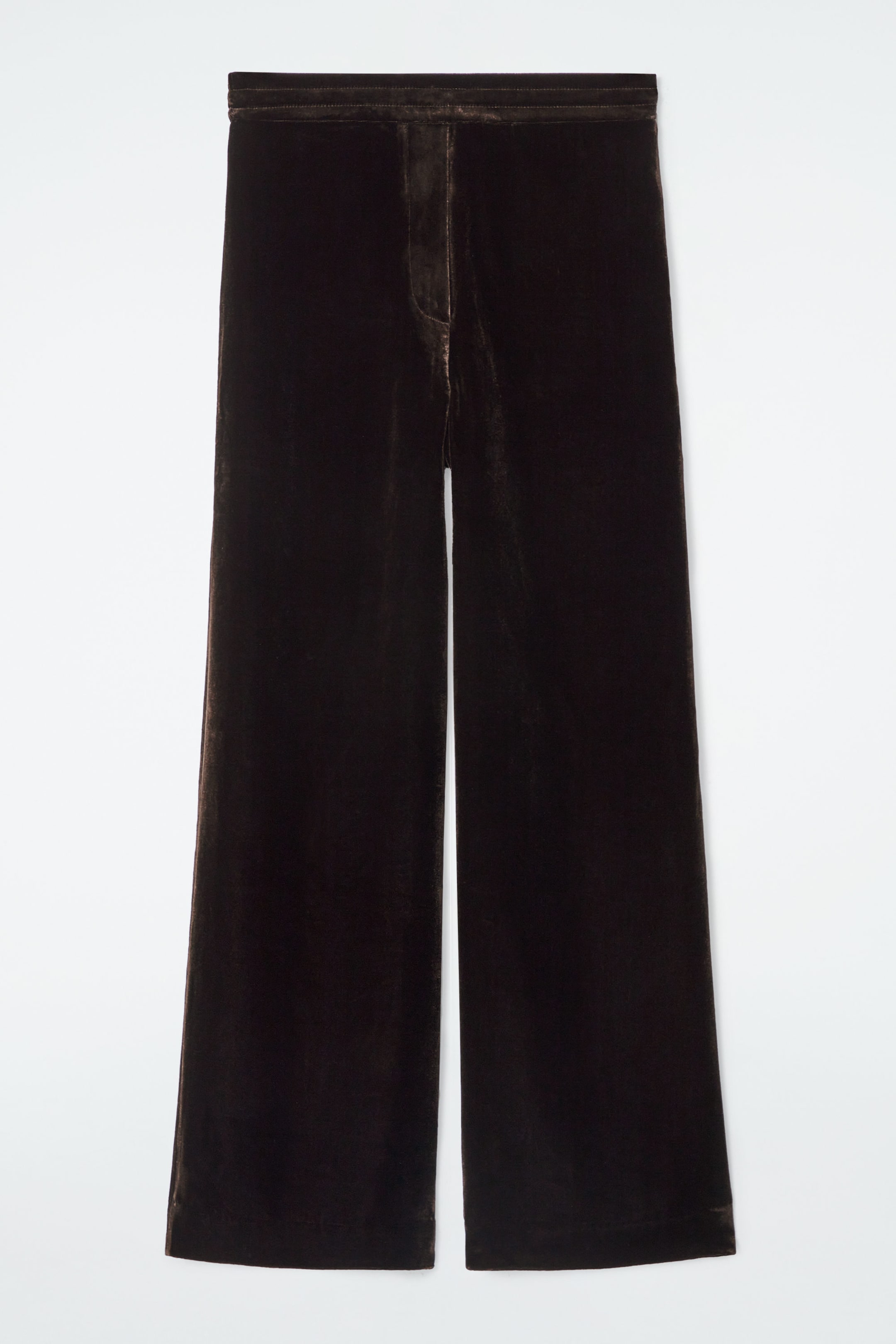 SILK-BLEND VELVET PANTS