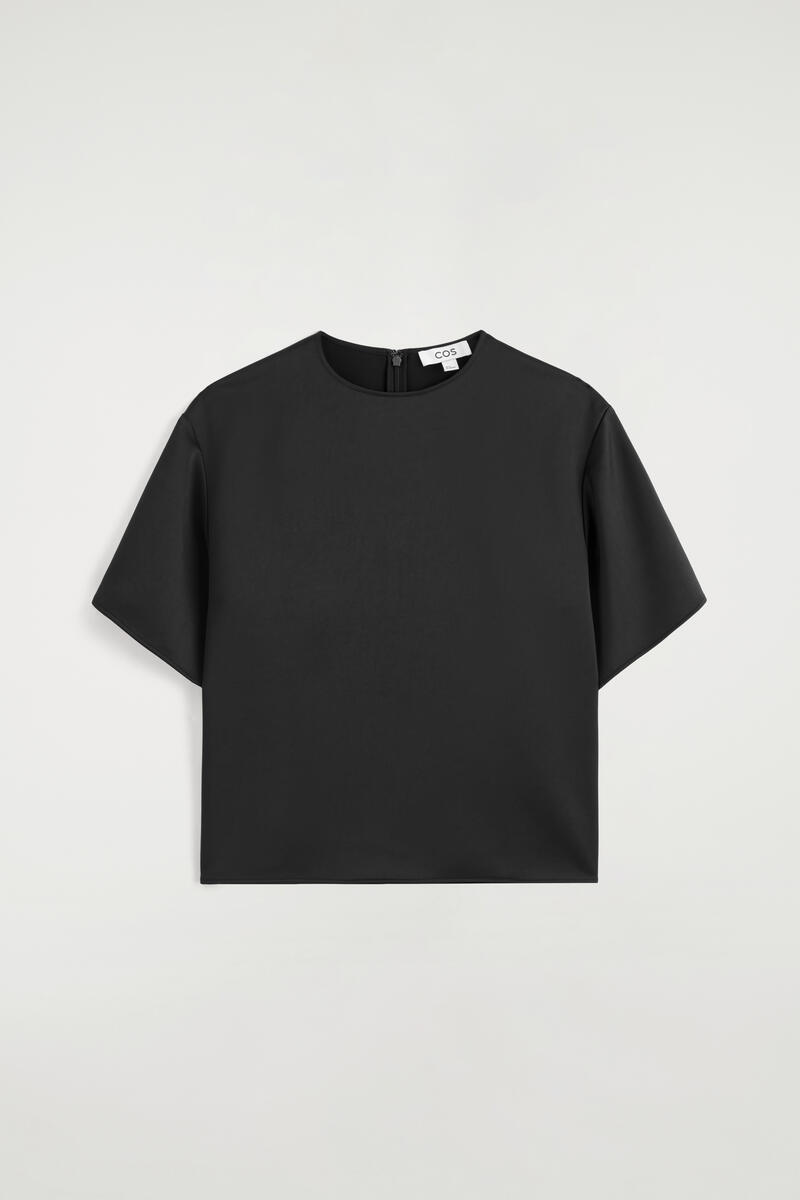Oversized Satin T-Shirt