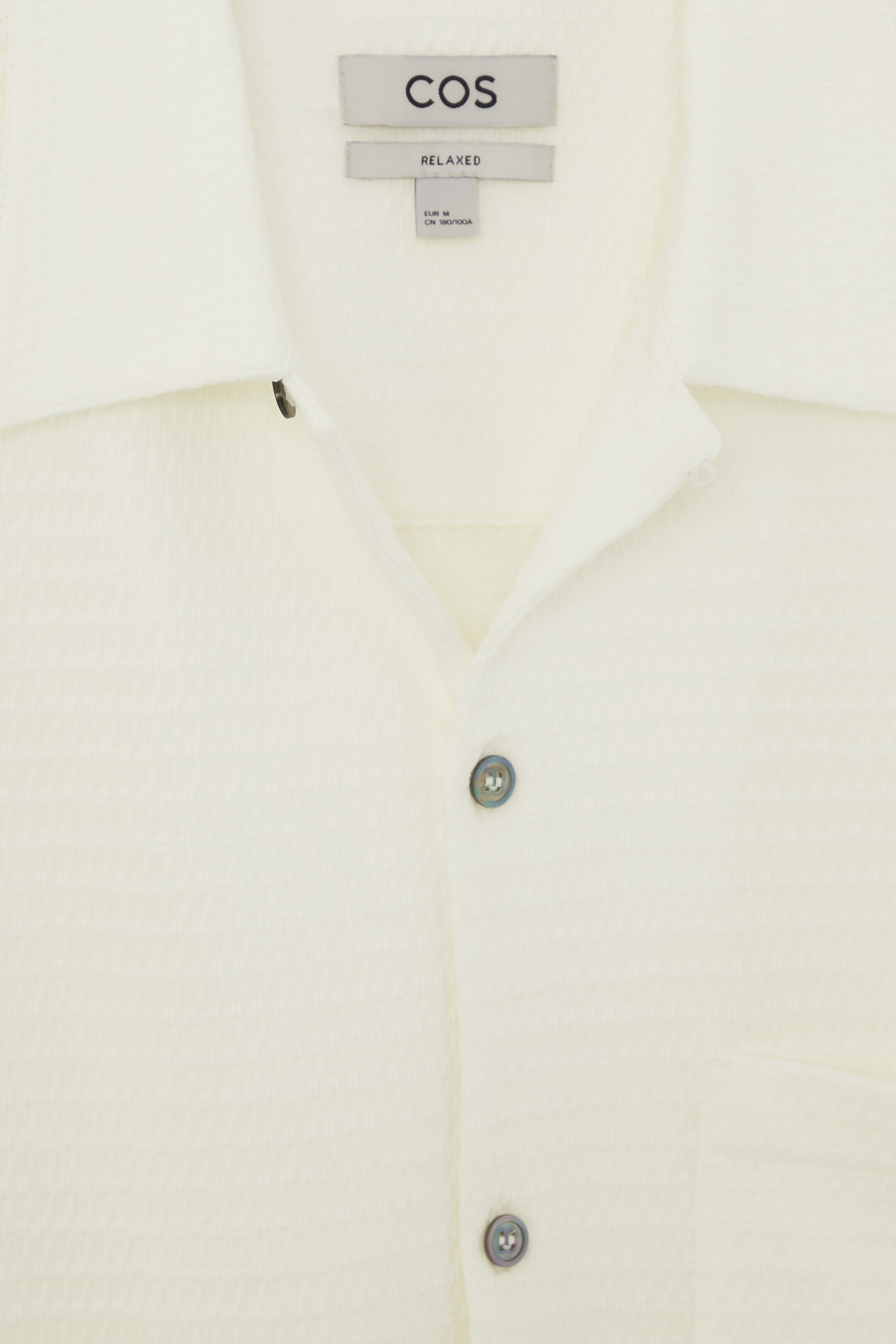 Grösseres Bild ansehen: KURZARMHEMD AUS BAUMWOLL-SEERSUCKER - WEISS - HERREN | H&M CH 2