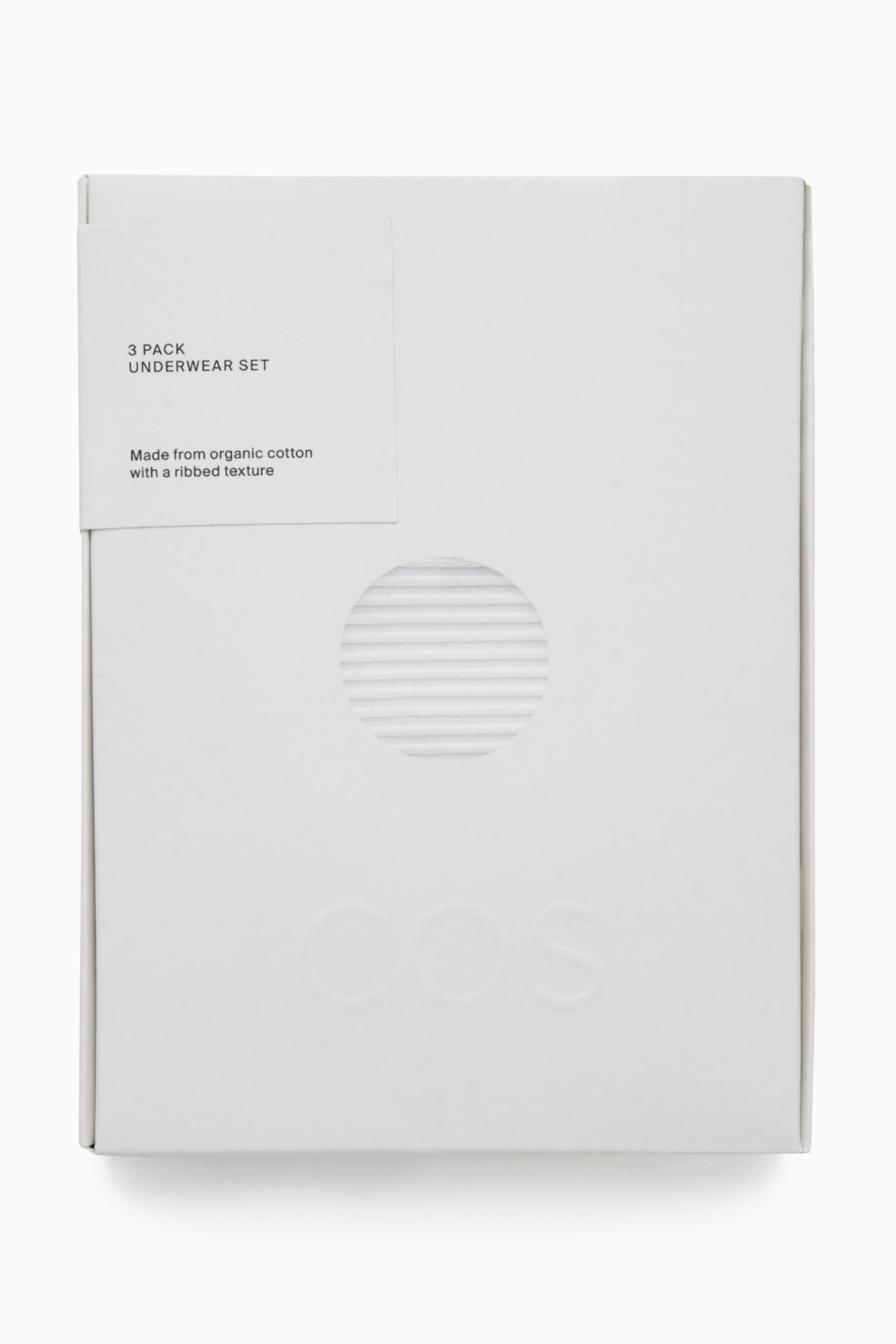 Visa större bild: RIBBADE TROSOR I 3-PACK - WHITE - DAM | H&M FI 1