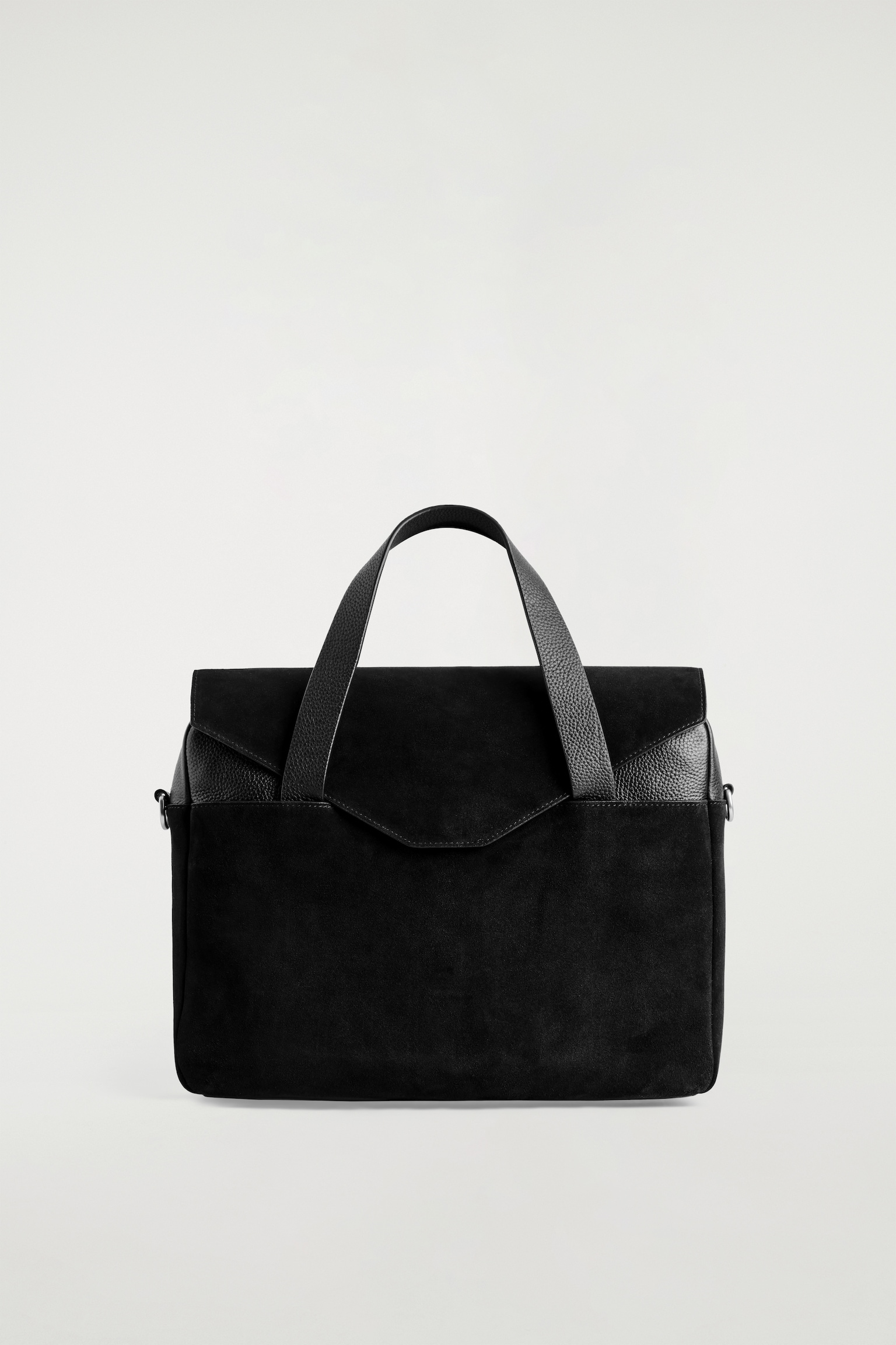 MALETÍN MINIMALISTA - ANTE - NEGRO - 2