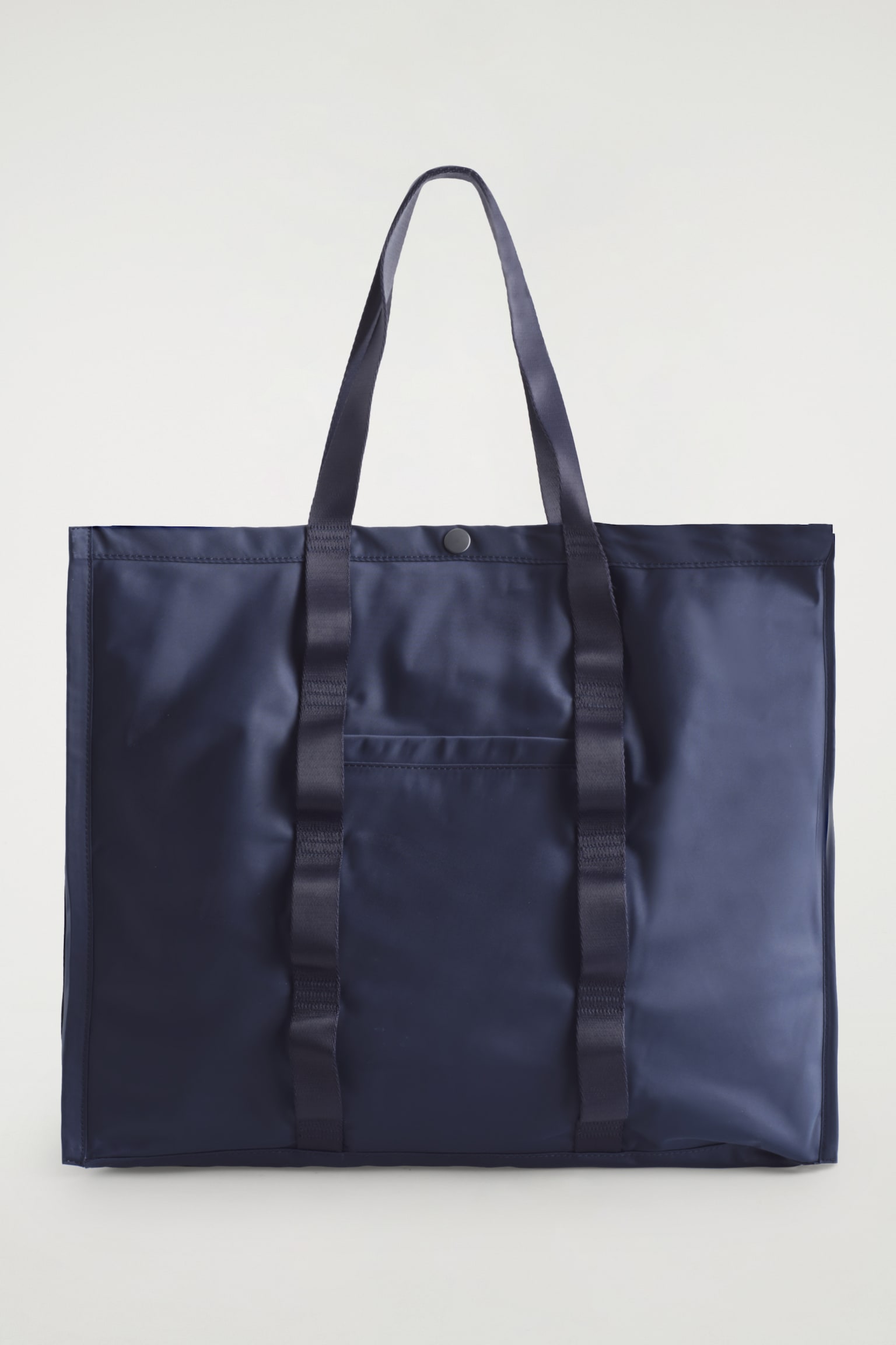 BOLSO TOTE TRANSIT - NAILON - AZUL MARINO/GRIS - 2