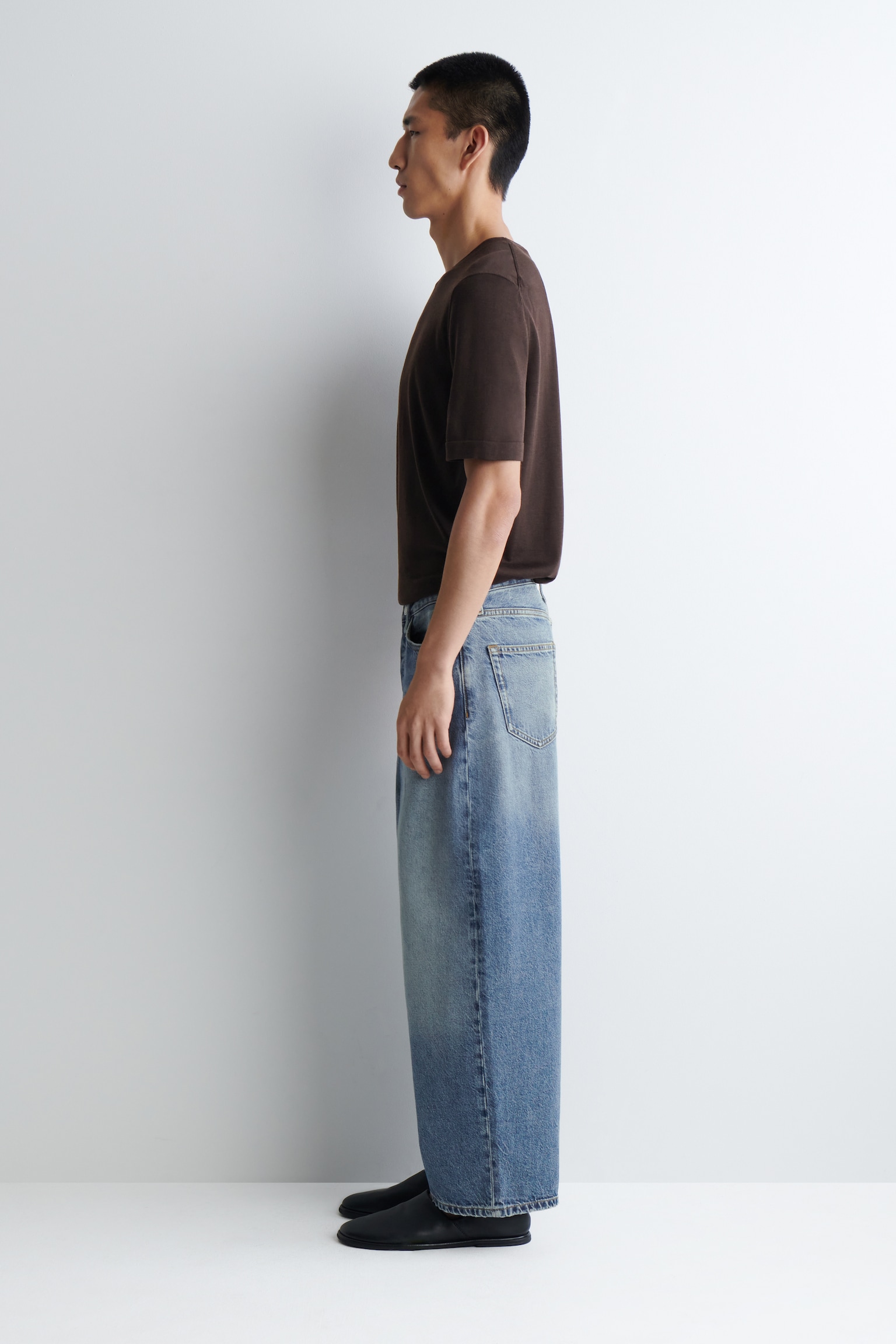 CASK JEANS MIT BARREL-BEIN - BLAUE WASCHUNG - 5