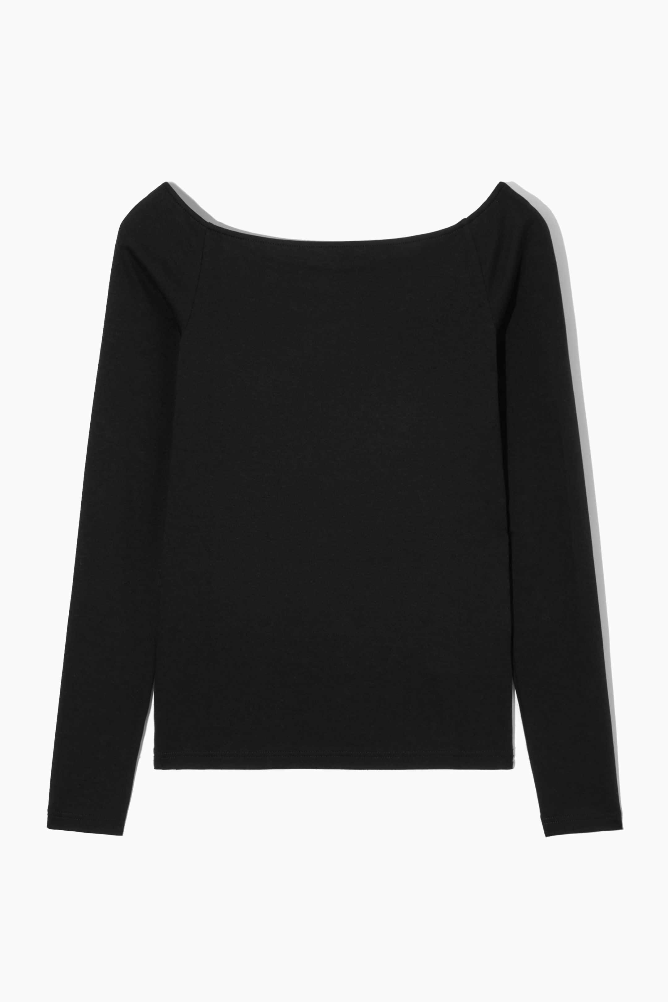 OFF-THE-SHOULDER SCOOP-BACK TOP