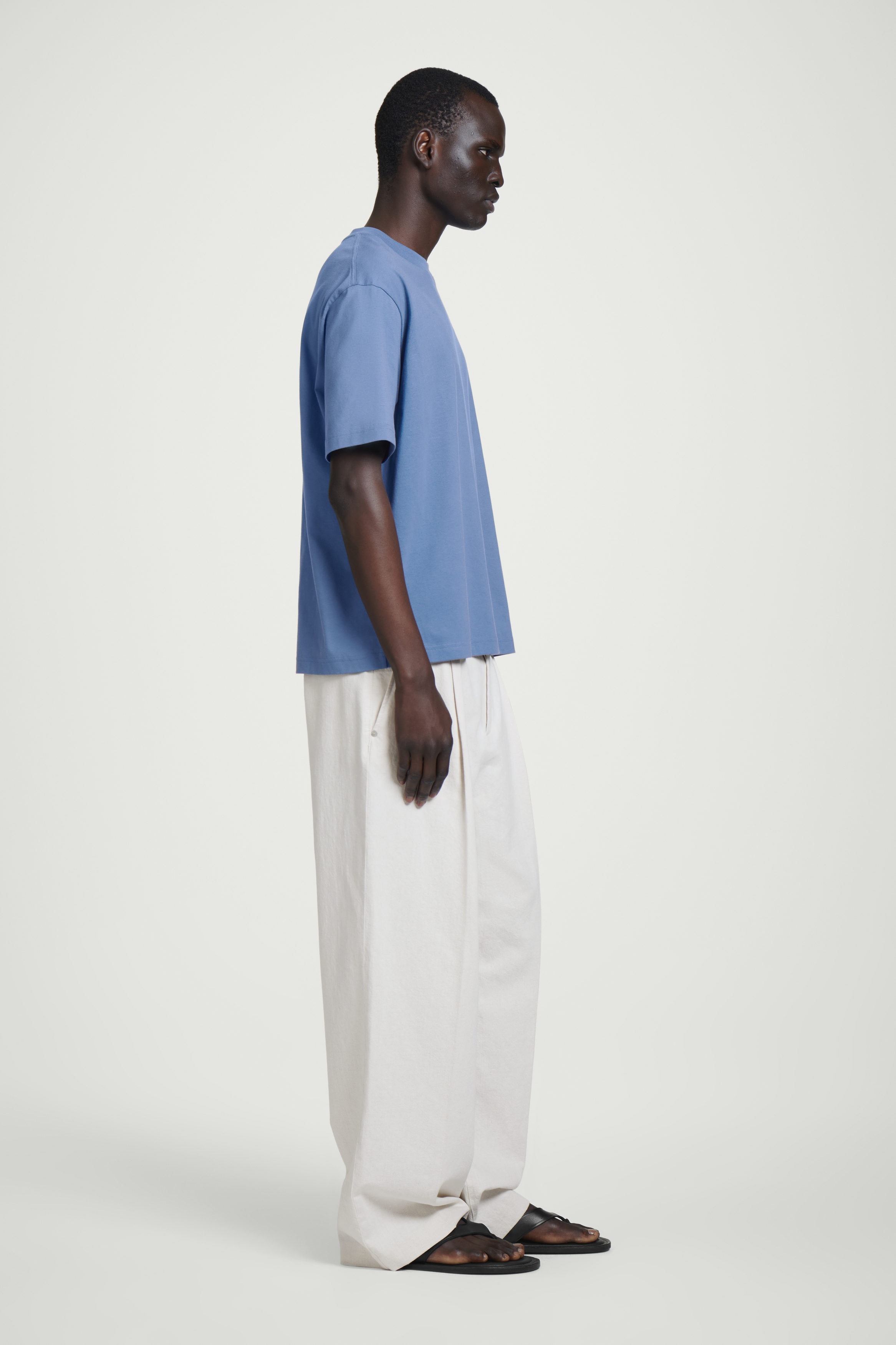 Tシャツ・カットソー OAMC Light-Blue Cotton Oversize T-Shirt Amazon | グアム ABCストア Tシャツ ブルー Mサイズ | Tシャツ