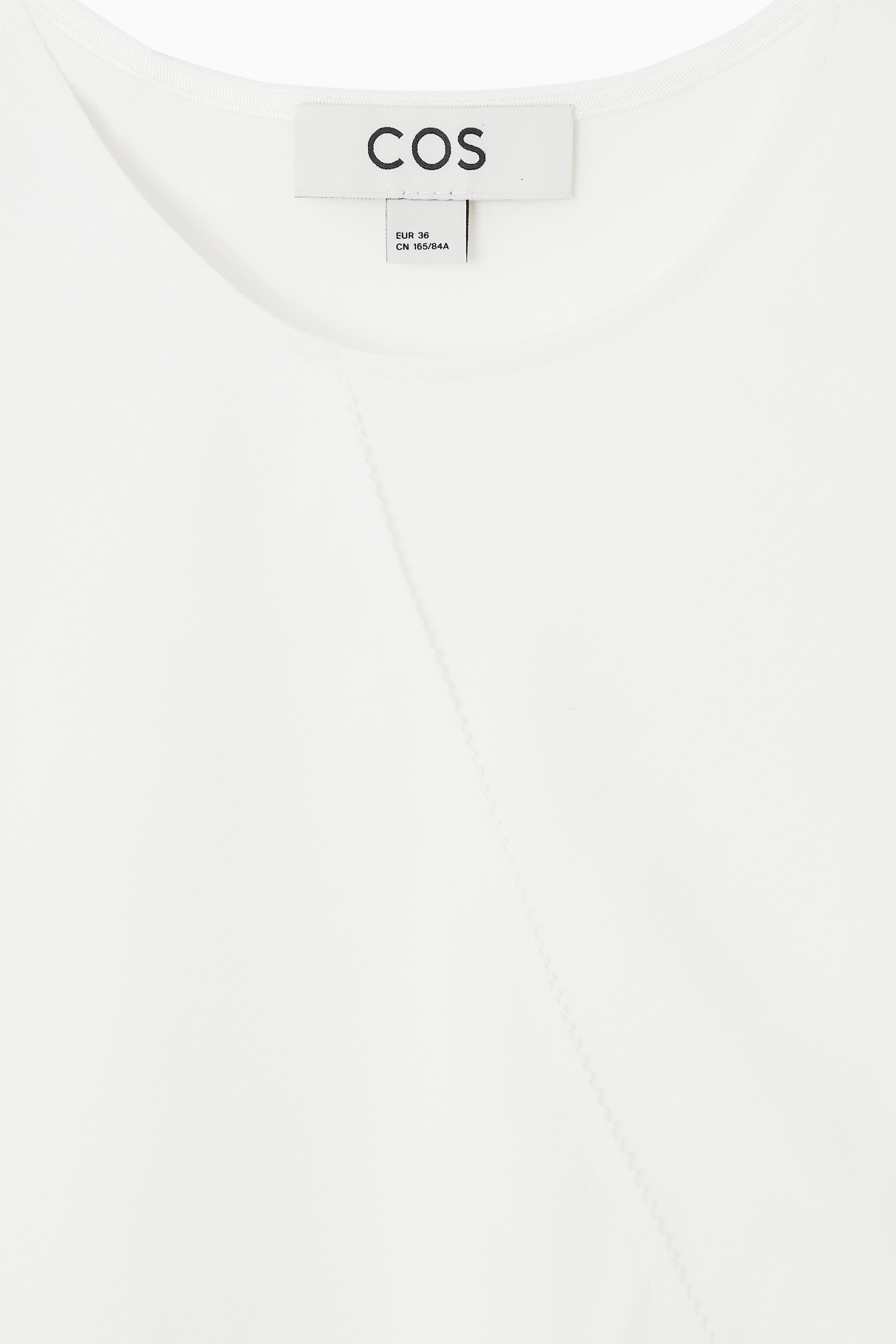 View larger image: DRAPED ASYMMETRIC MAXI DRESS - WHITE - Ladies | H&M GB 3