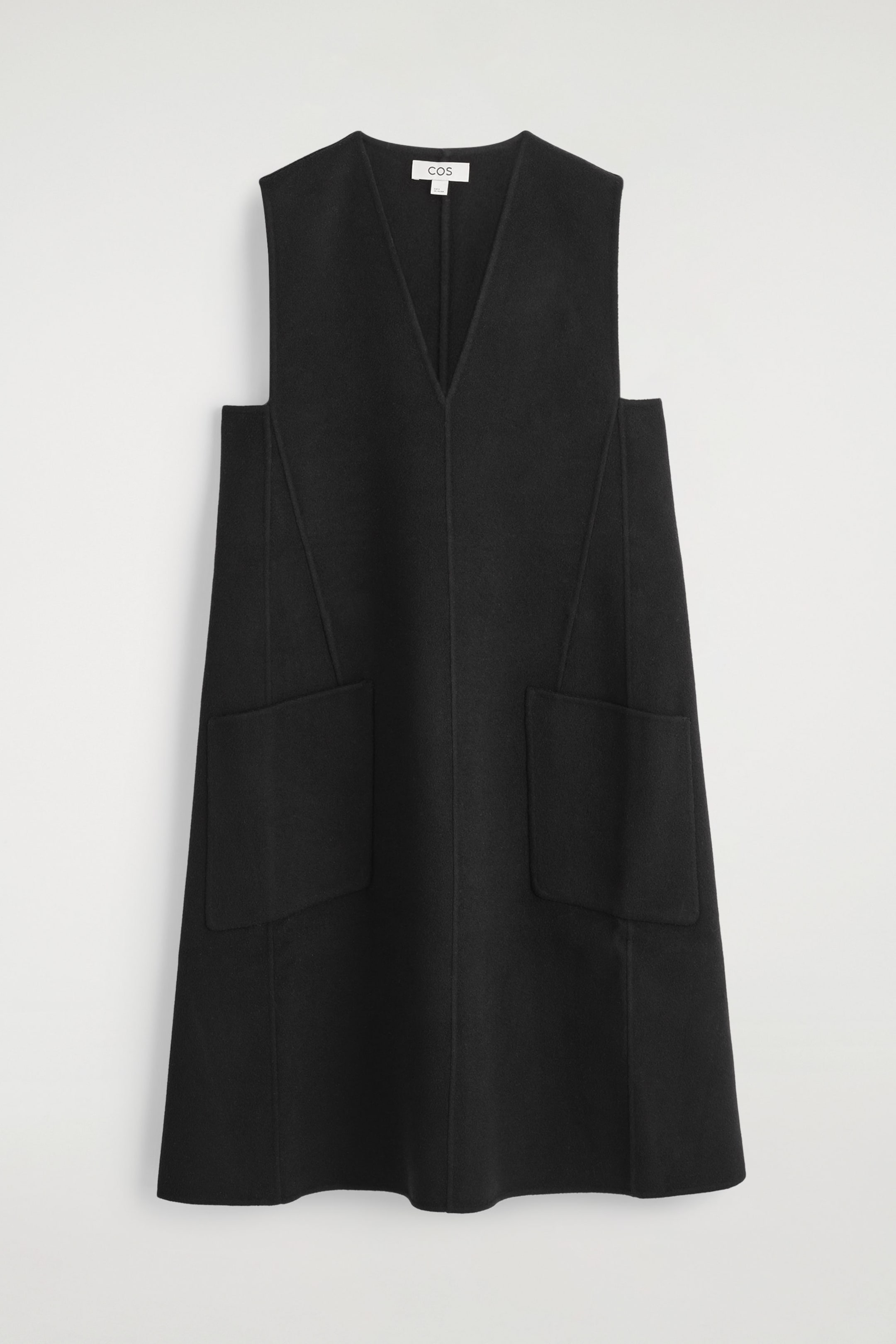 DOUBLE-FACED MERINO WOOL DRESS