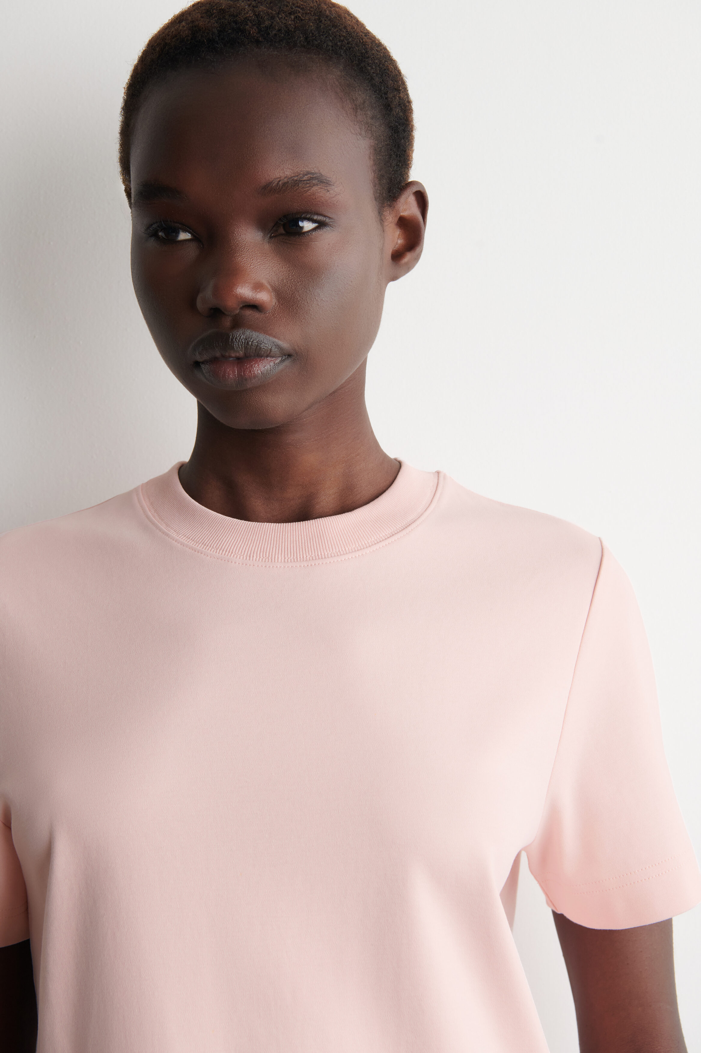 CLEAN CUT T-SHIRT - PINK | COS US