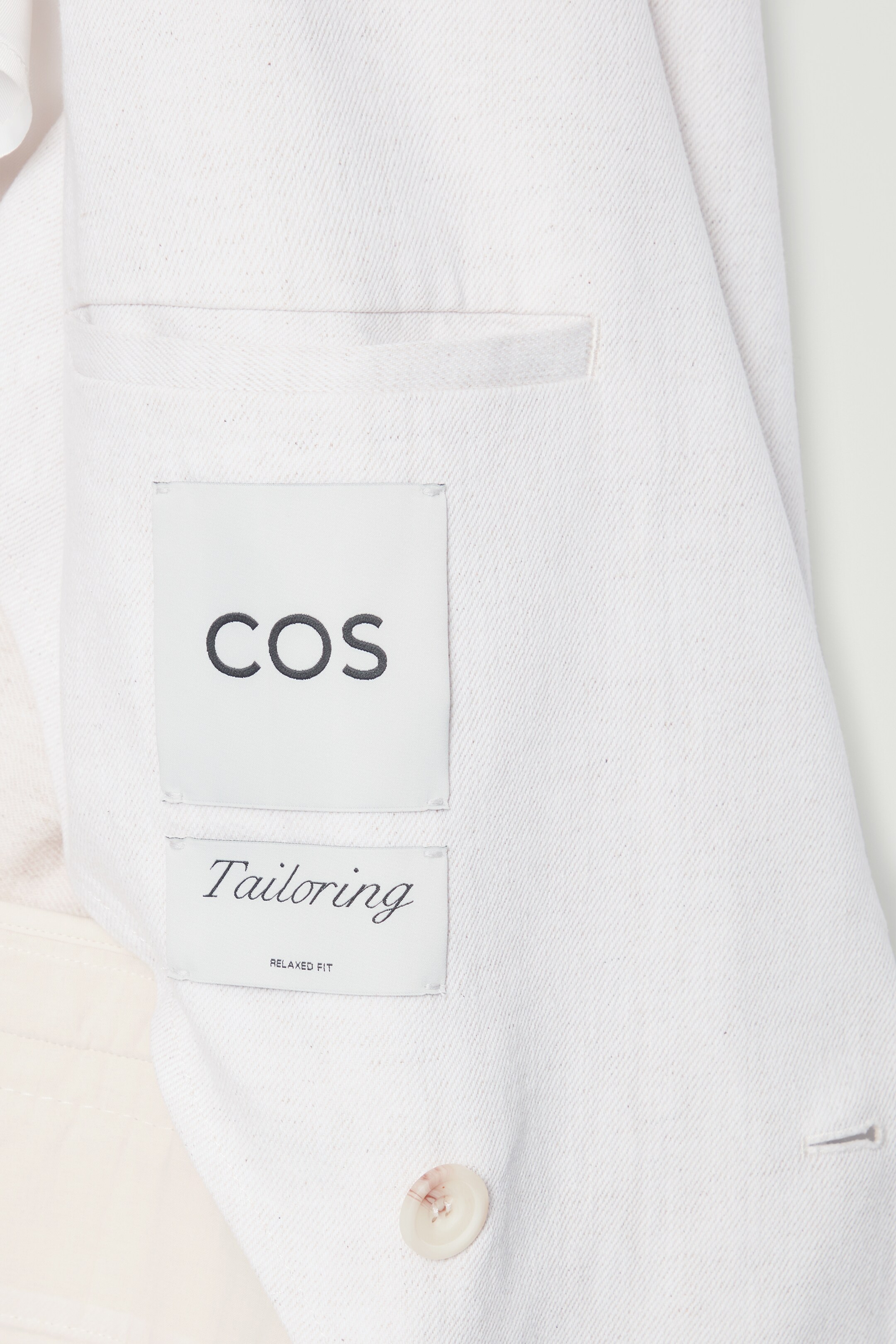 Ingrandisci l'immagine: DOUBLE-BREASTED DENIM BLAZER - RELAXED - WHITE - UOMO | H&M CH 3