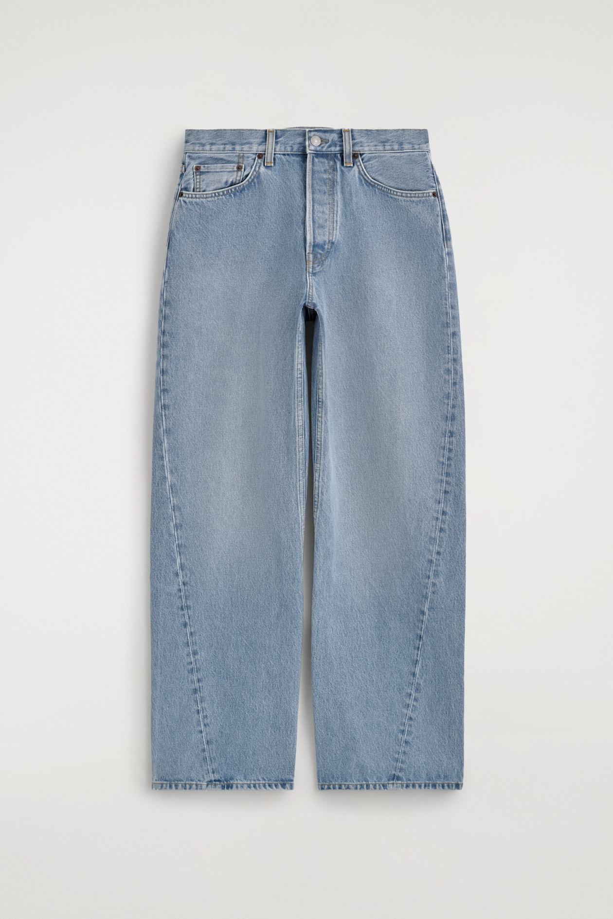 FACADE STRAIGHT-LEG JEANS — BLUE