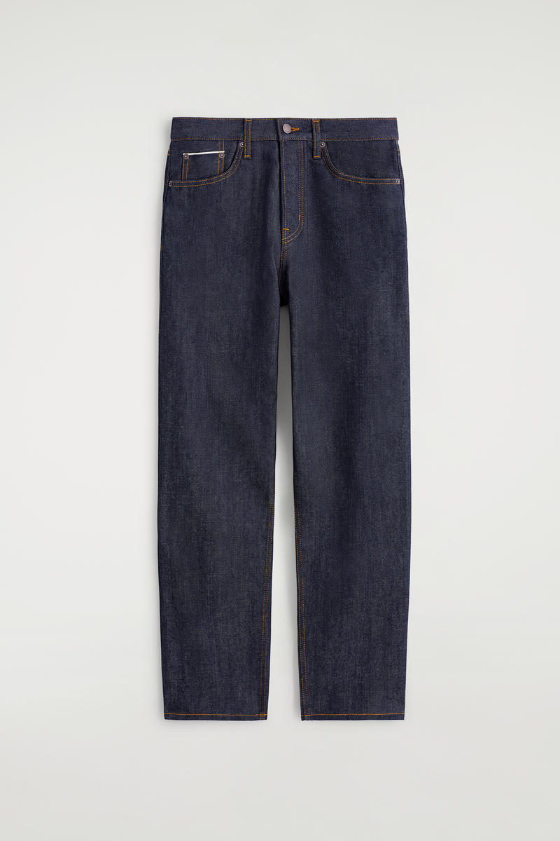 Signature Raw Selvedge Straight-Leg Jeans