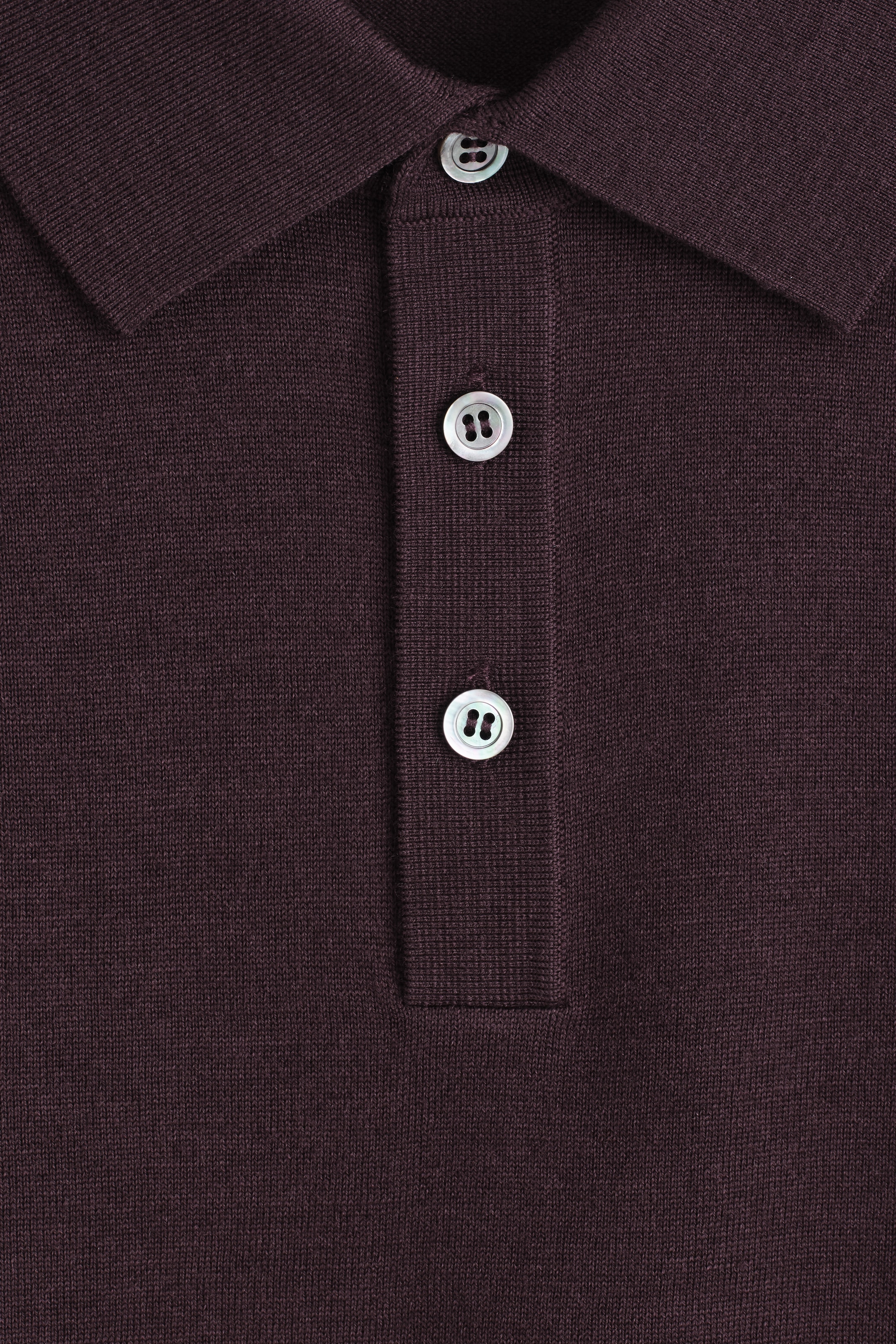 Visualizza immagine più grande: POLO SLIM IN LANA MERINO - BORDEAUX - UOMO | H&M IT 8