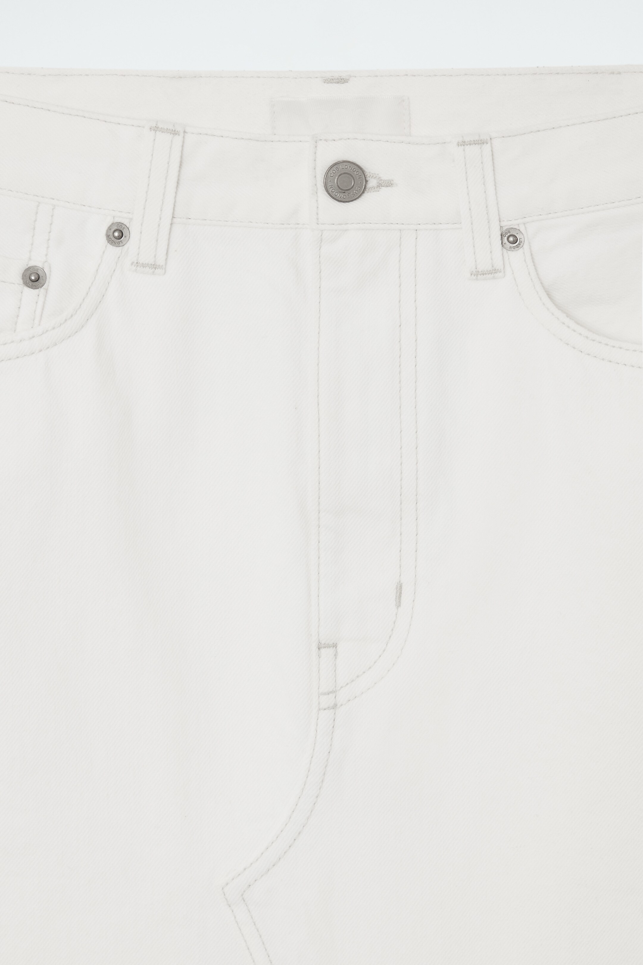 Agrandir l'image: JUPE LONGUE À PANNEAUX DENIM - ÉCRU - FEMME | H&M CH 2