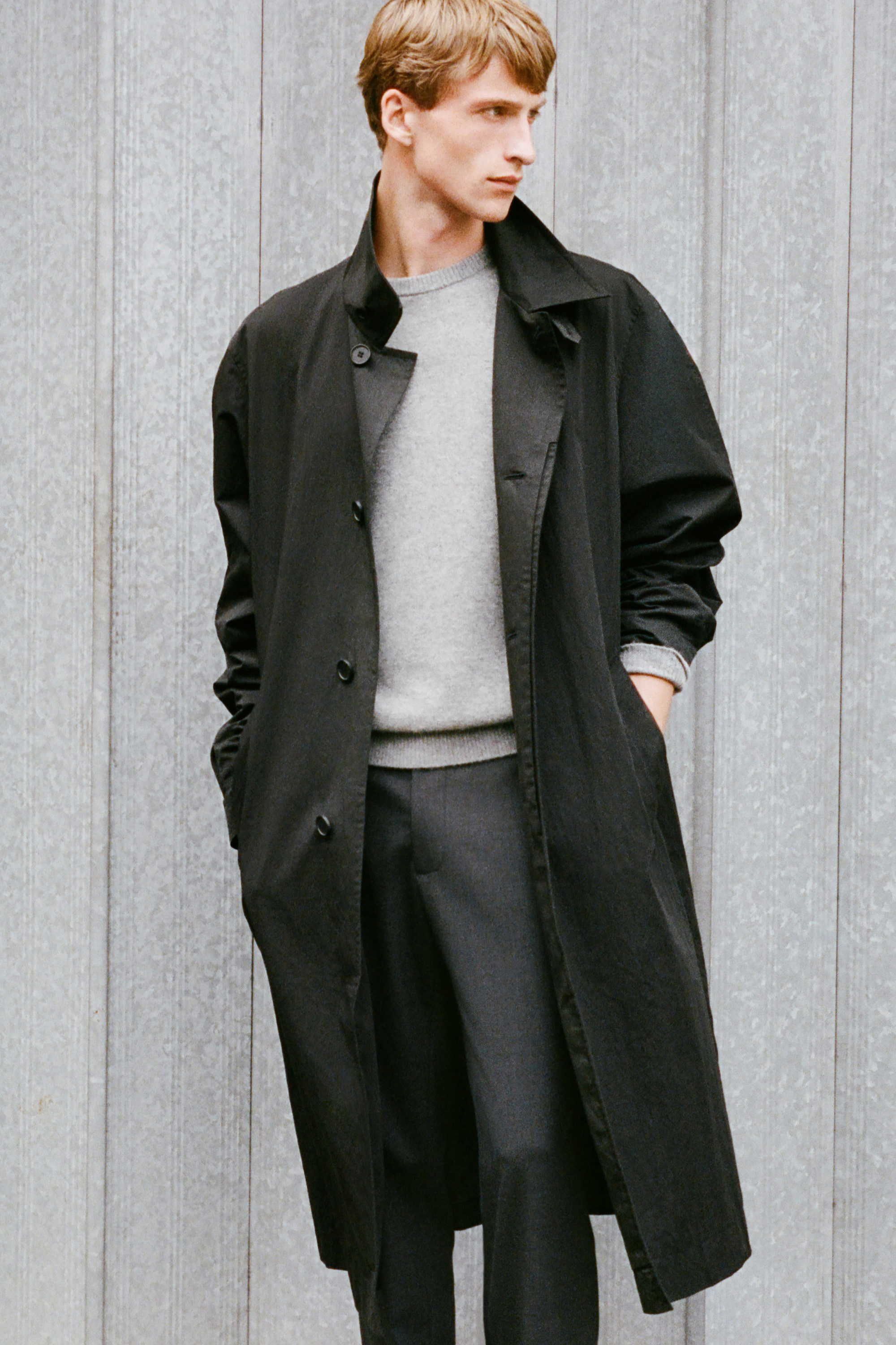   super long coat 着丈133 Asahi Trench Long Coat - KOHJI OFFICIAL