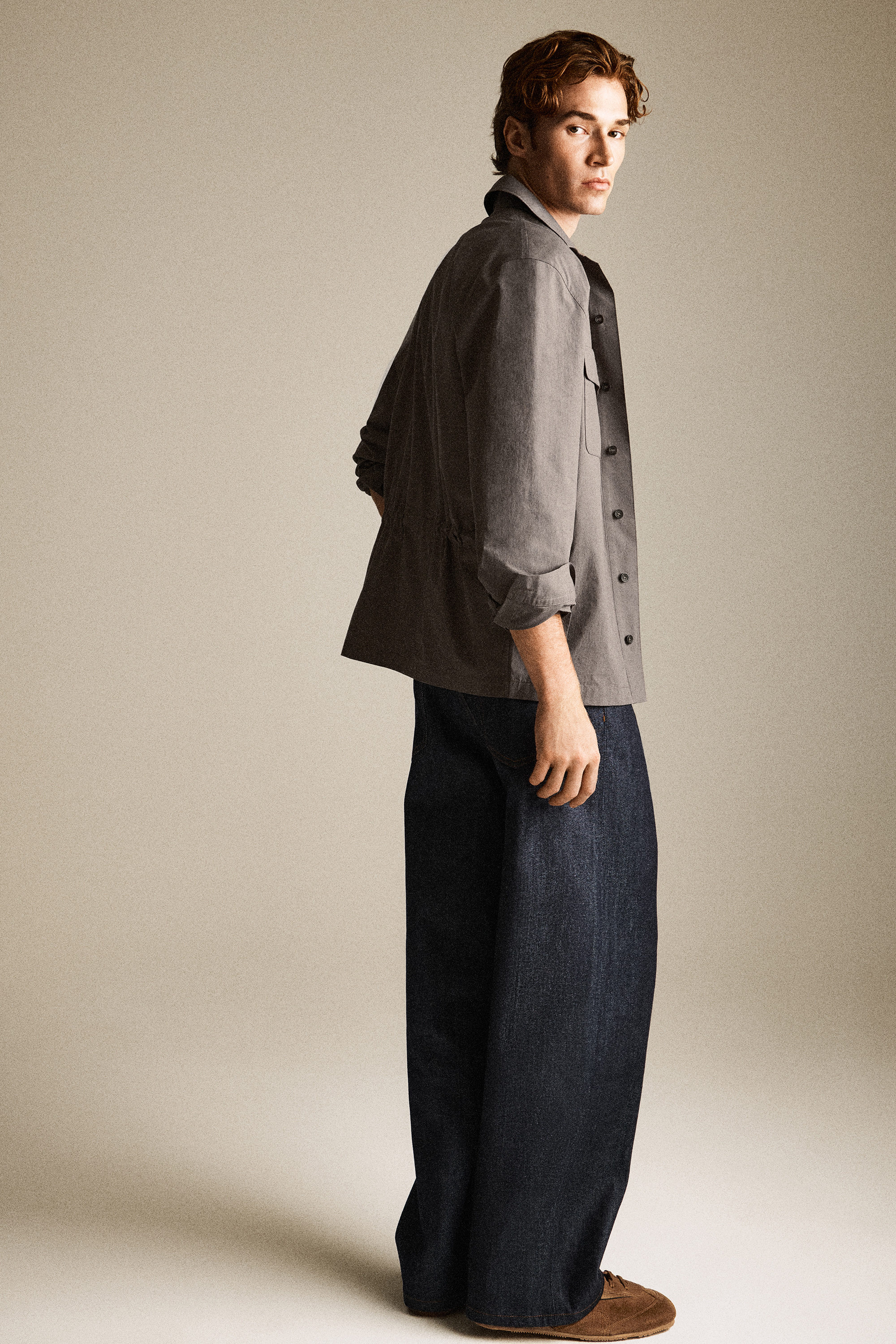 【YENN】RAW EDGE COMBINAISON RIDER RAW SELVEDGE STRAIGHT-LEG JEANS - RAW INDIGO | COS