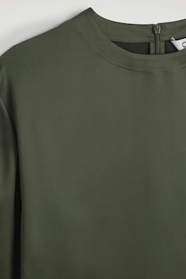 SATIN T-SHIRT — KHAKI 7
