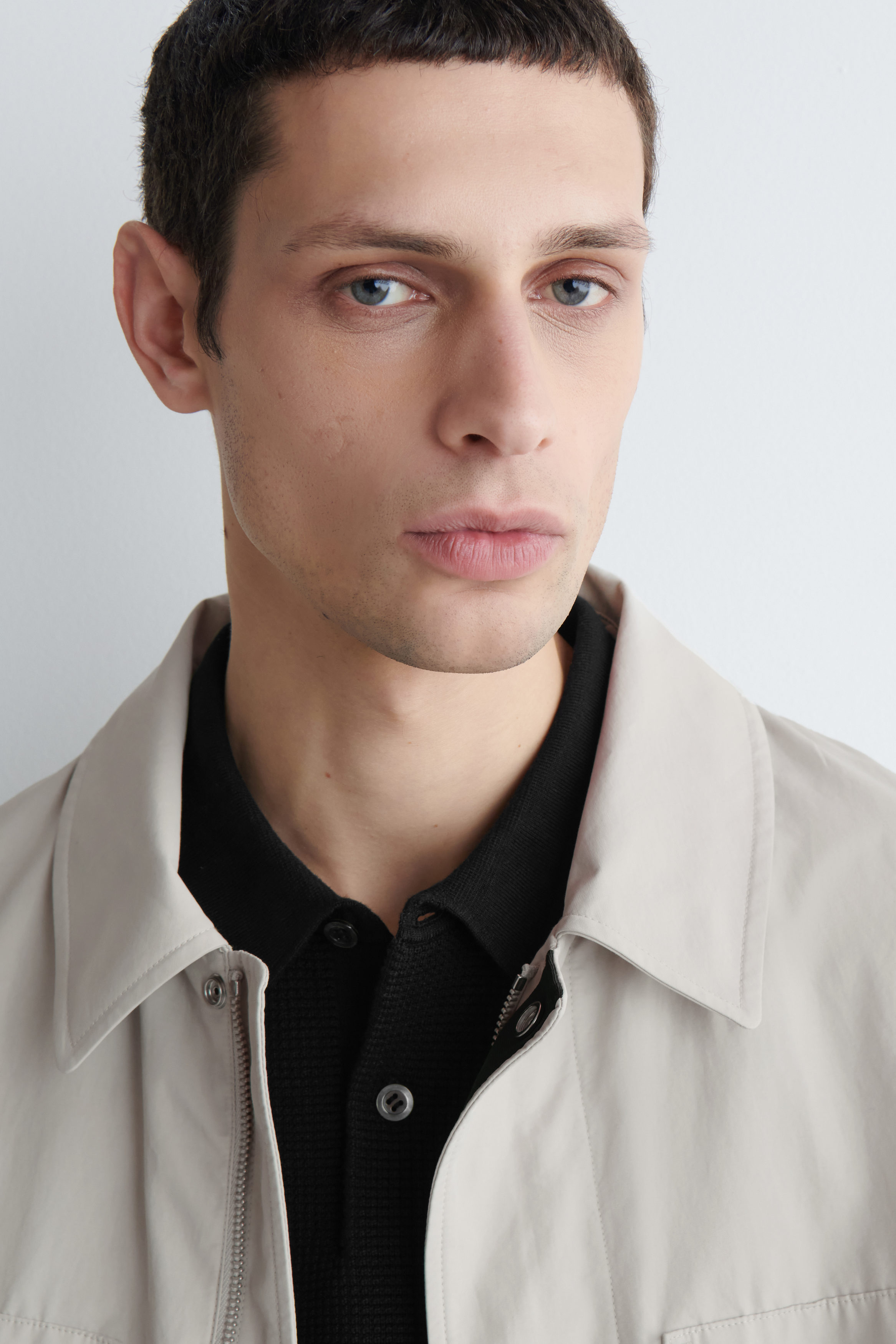 WAFFLE-KNIT COTTON POLO SHIRT - thumbnail 4