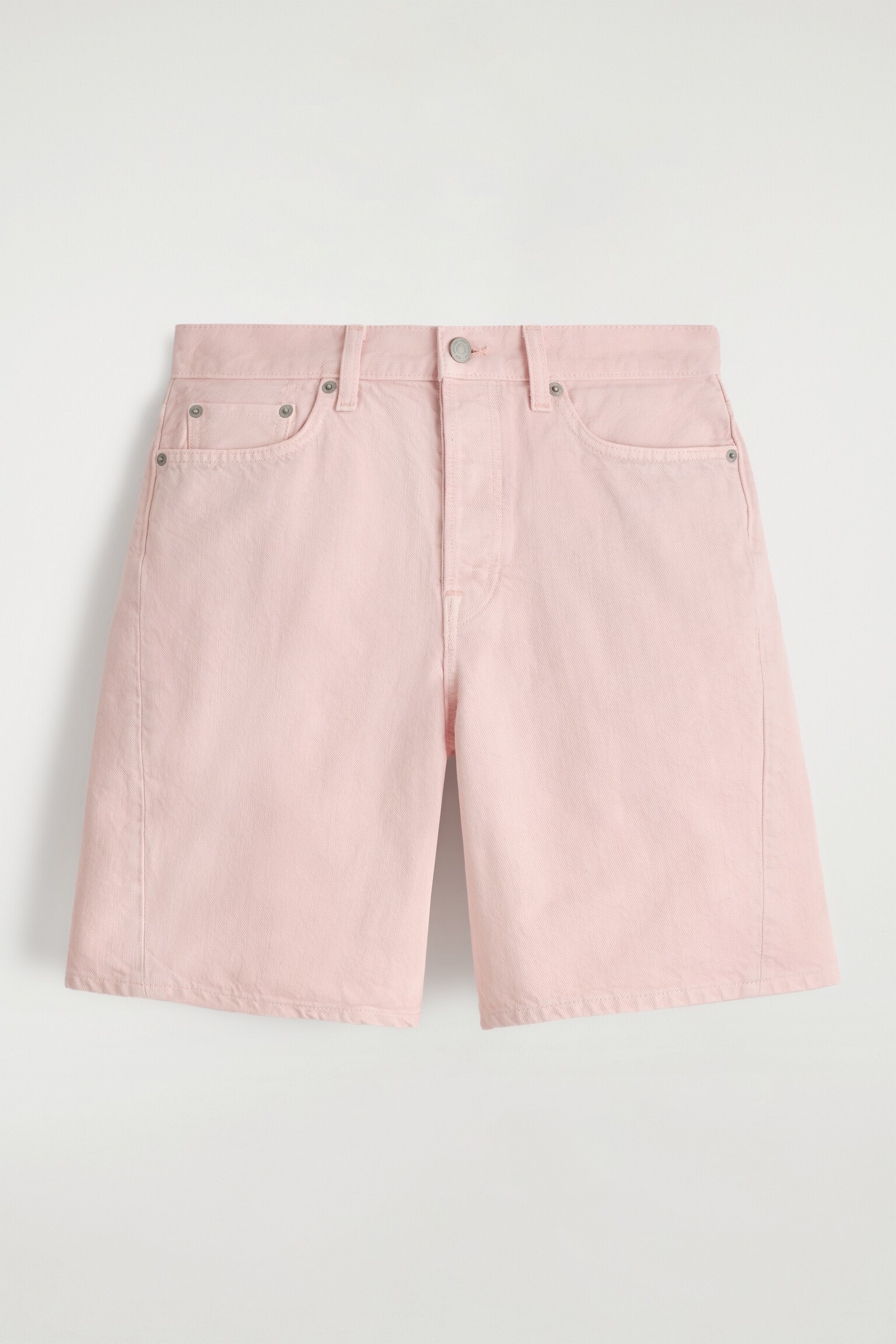 BERMUDAS VAQUERAS CORTE RECTO - ROSA CLARO - 2