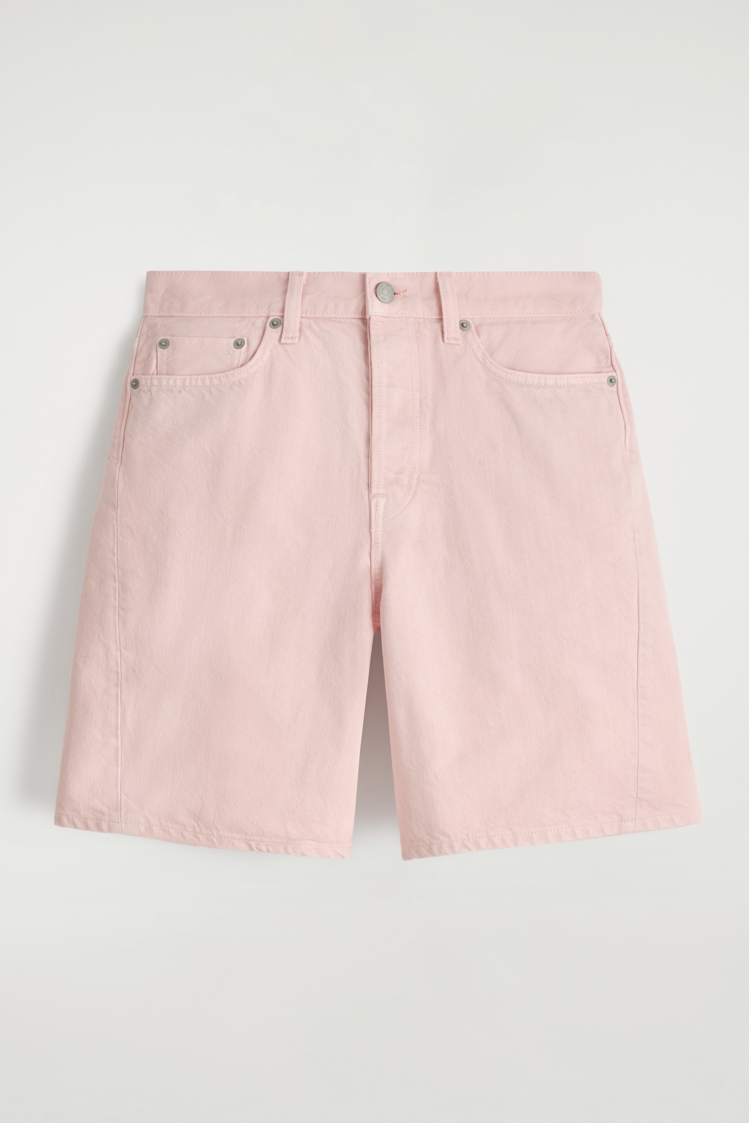 BERMUDAS VAQUERAS CORTE RECTO - ROSA CLARO - 2