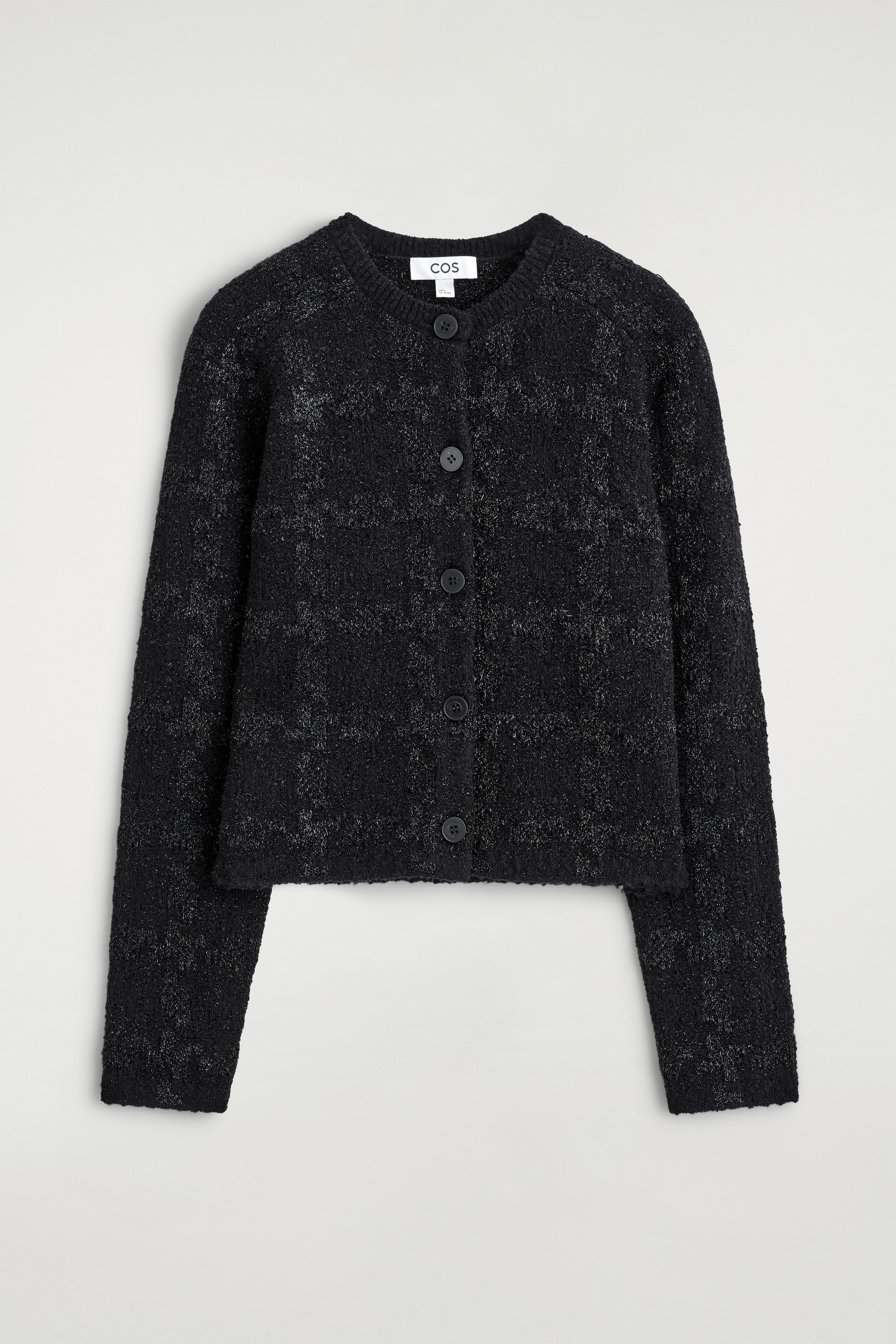 sheller シェリエ check tweed cardigan ブラック check tweed cardigan – shéller / シェリエ