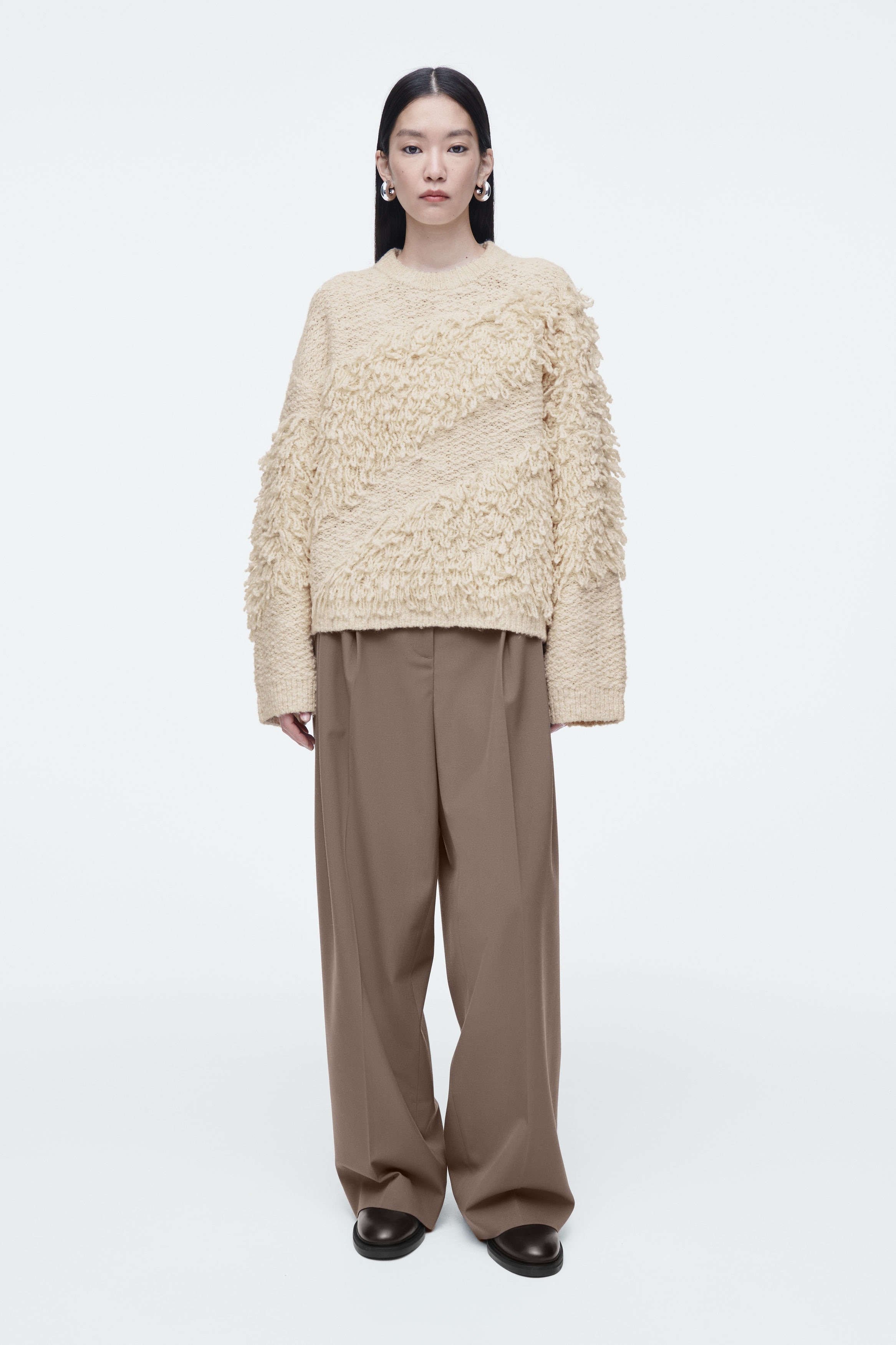 ニット・セーター HUECLOSET Mohair Chain Knit 25KERO14 MOHAIR KNIT TANK - LIGHT PINK | COS