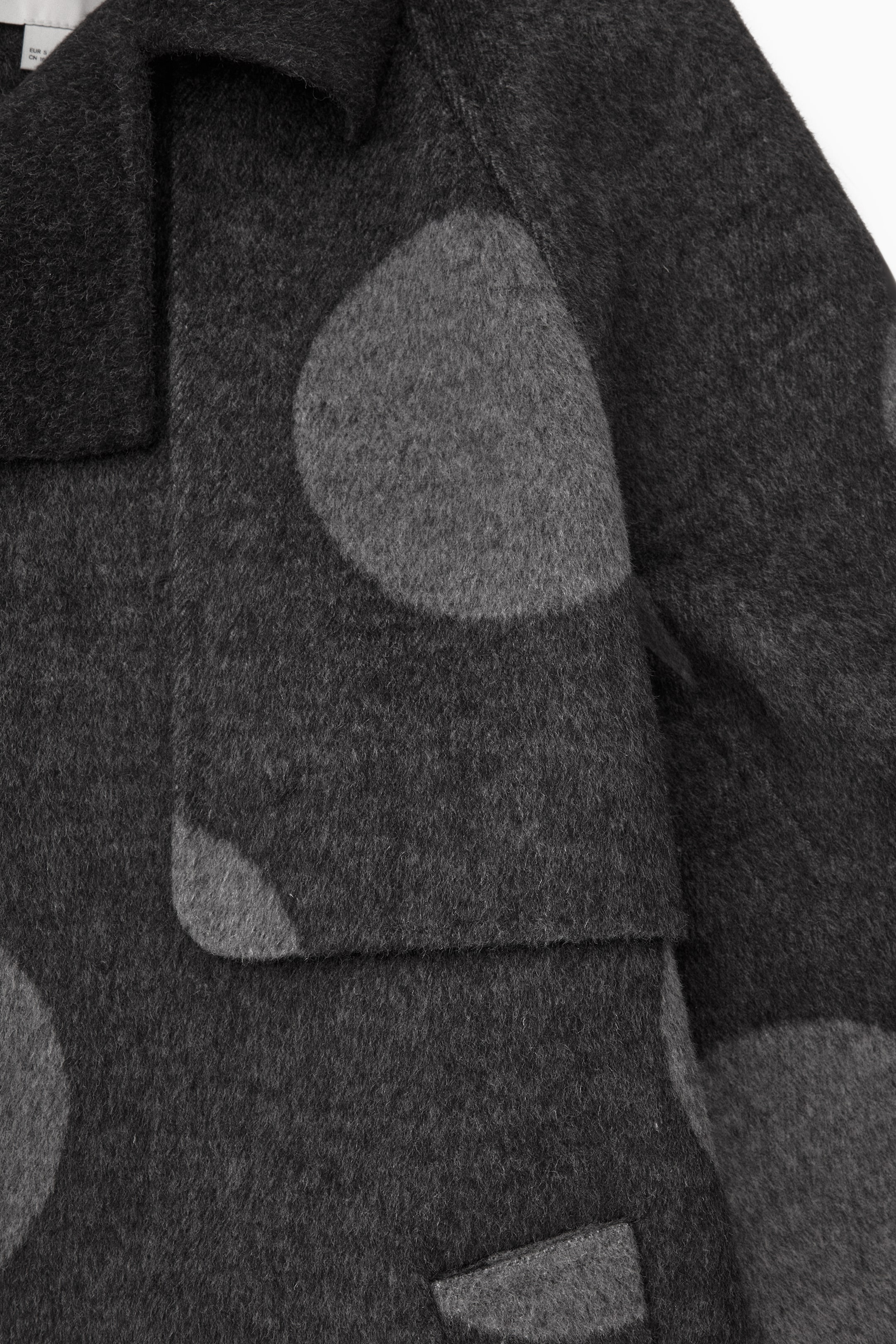 View larger image: OVERSIZED POLKA-DOT WOOL COAT - GREY / POLKA-DOT - Ladies | H&M GB 2