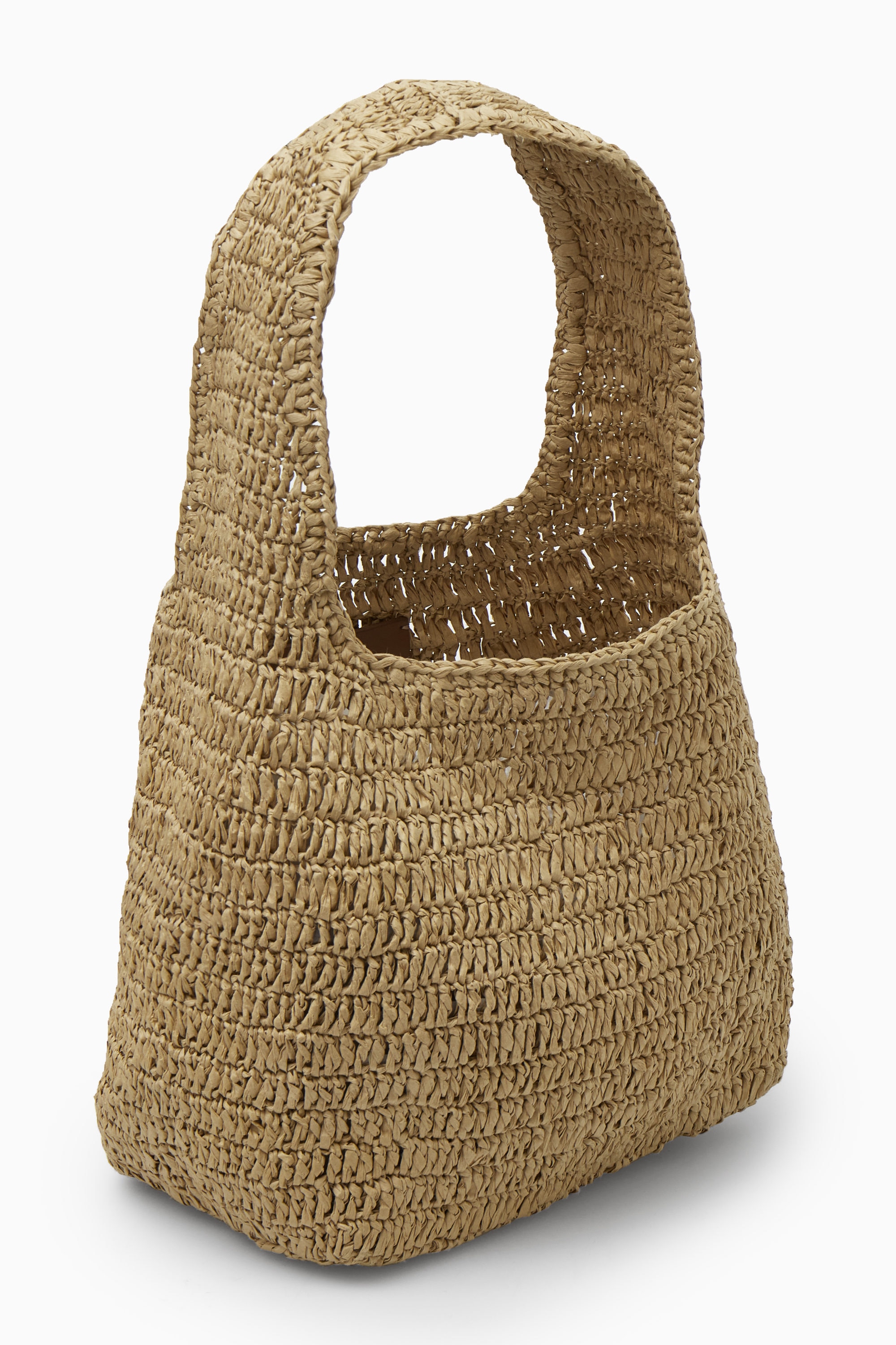 MINI SHOULDER BAG - RAFFIA - BEIGE | COS