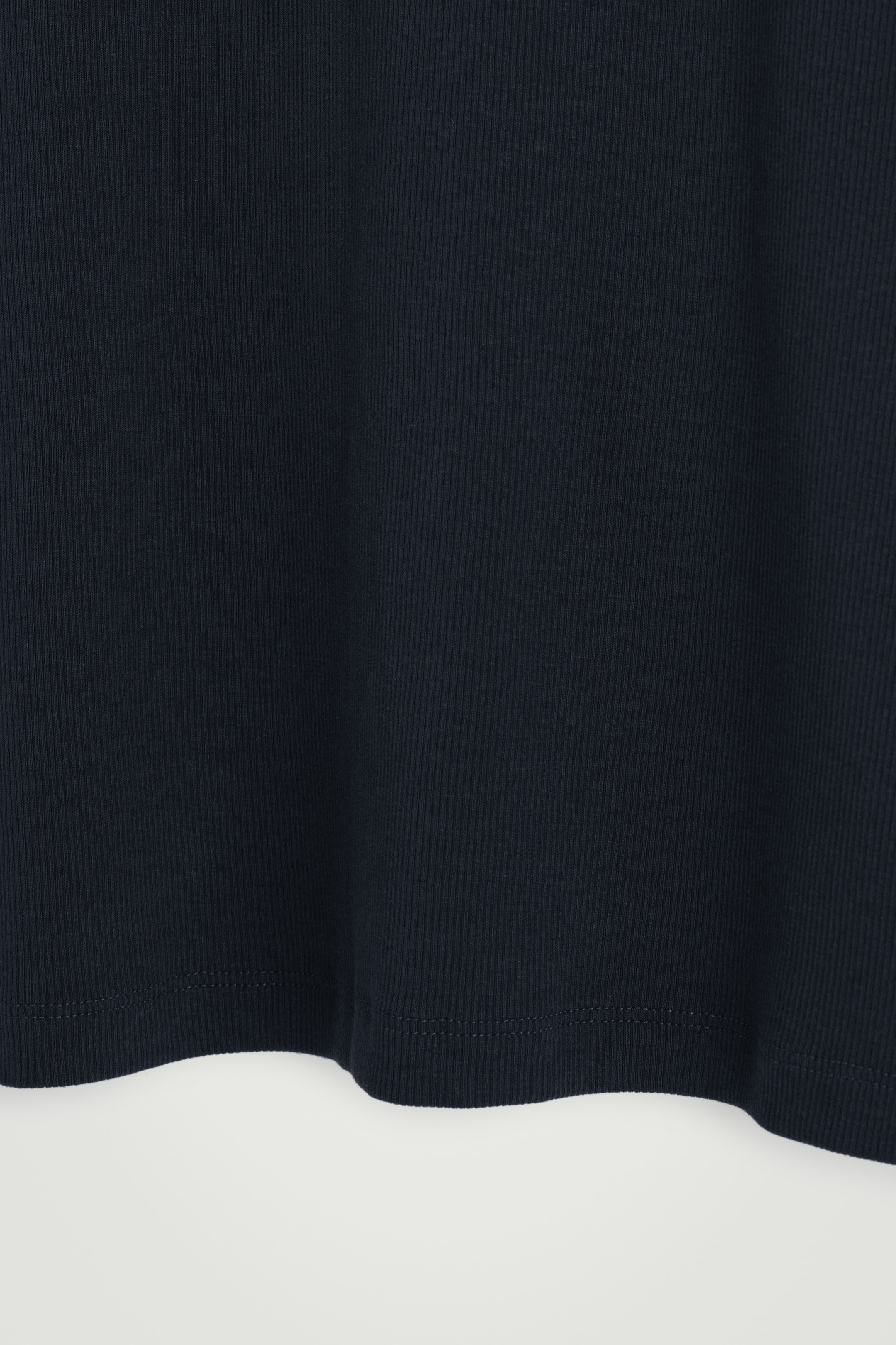 Visualizza immagine più grande: T-SHIRT SLIM IN COTONE A COSTE - BLU NAVY - UOMO | H&M IT 7