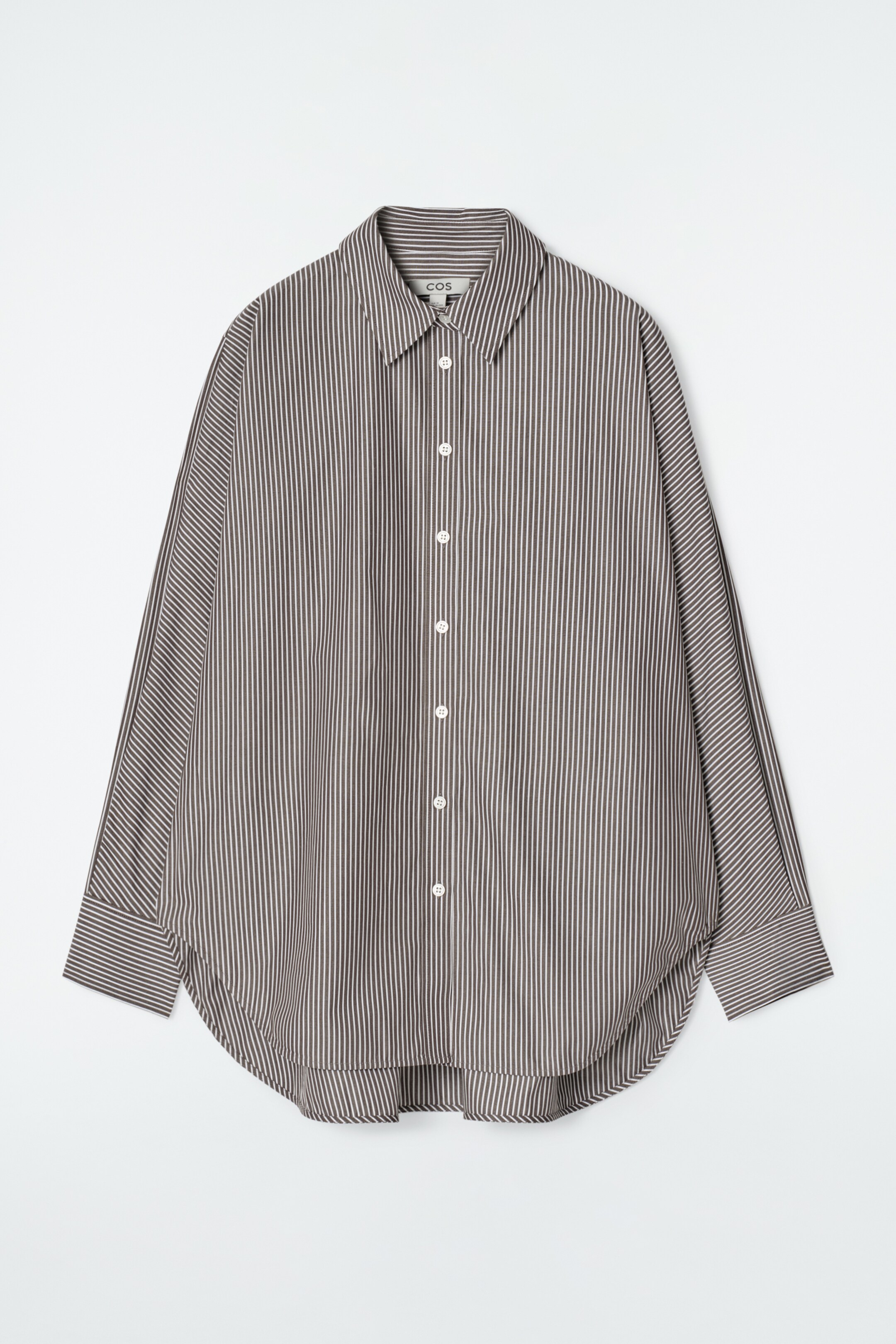 Agrandir l'image: CHEMISE DÉCONTRACTÉE EN COTON - BRUN / BLANC / RAYURES - FEMME | H&M FR 7