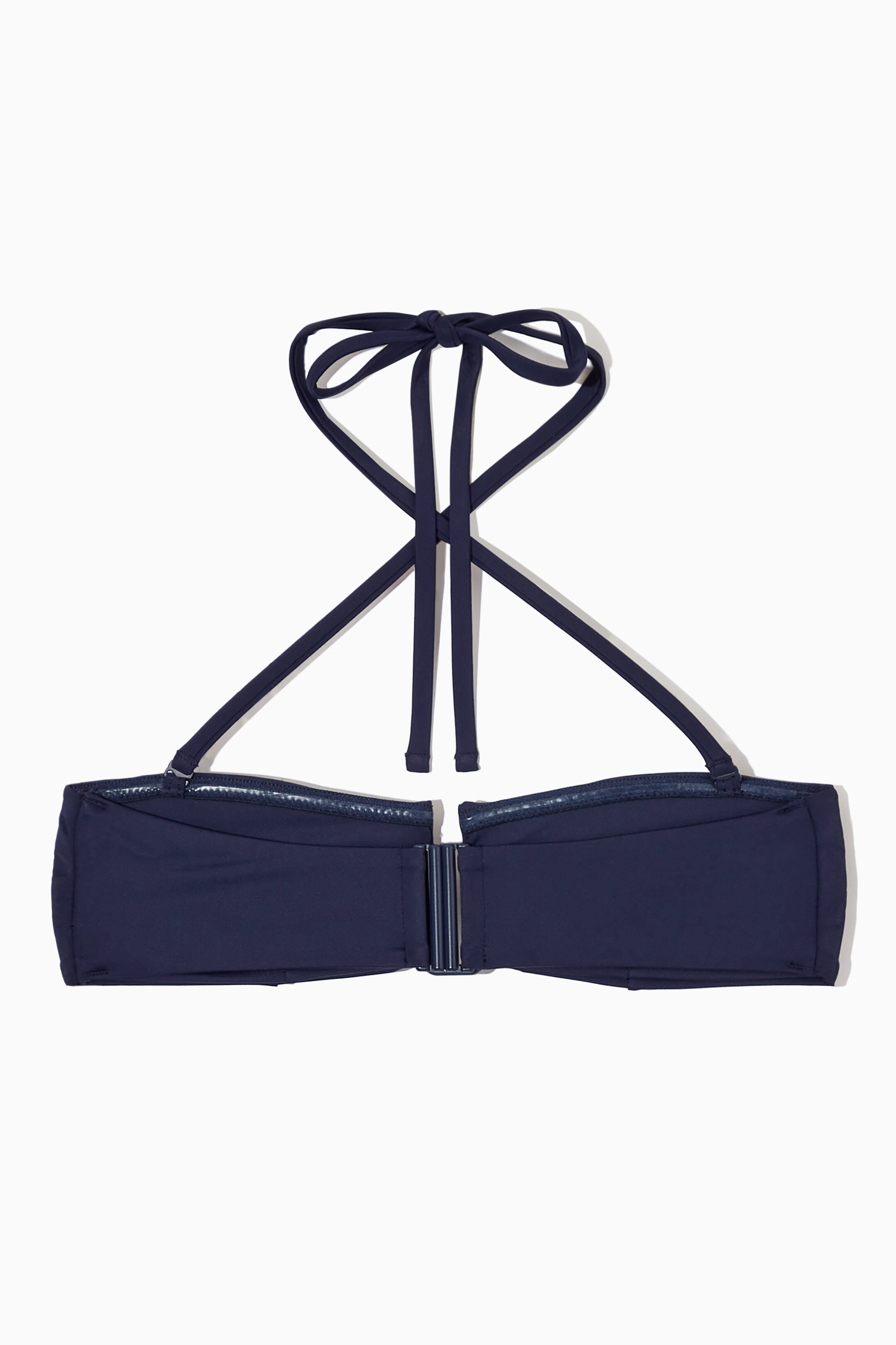 Grösseres Bild ansehen: BANDEAU-BIKINIOBERTEIL MIT NECKHOLDER - NAVYBLAU - DAMEN | H&M CH 2