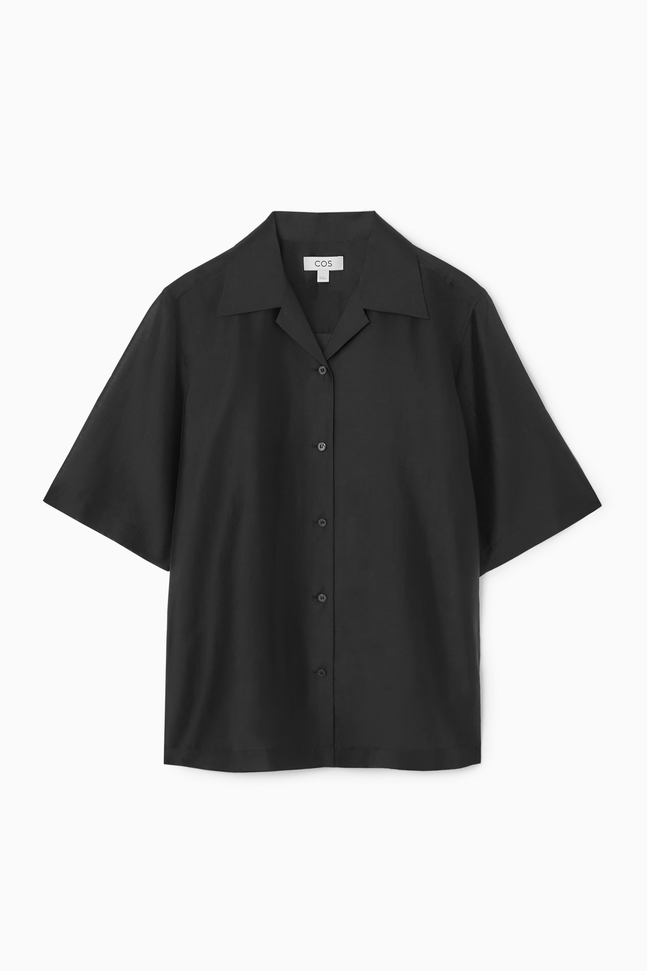 Grösseres Bild ansehen: TRANSPARENTES KURZARMHEMD - SCHWARZ - DAMEN | H&M CH 1