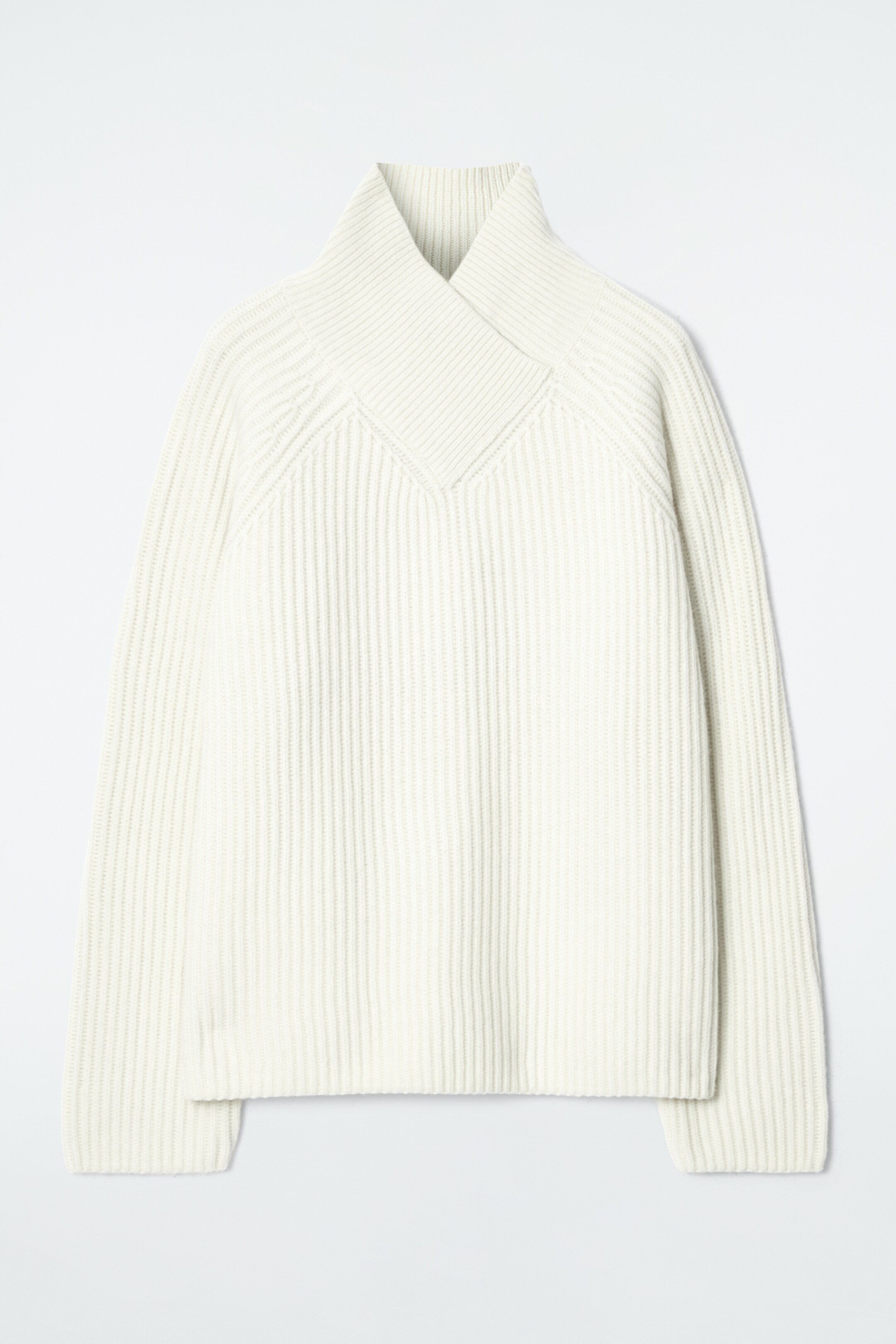 Visualizza immagine più grande: MAGLIONE IN LANA MERINO CON COLLO AVVOLGENTE - ÉCRU - DONNA | H&M IT 7