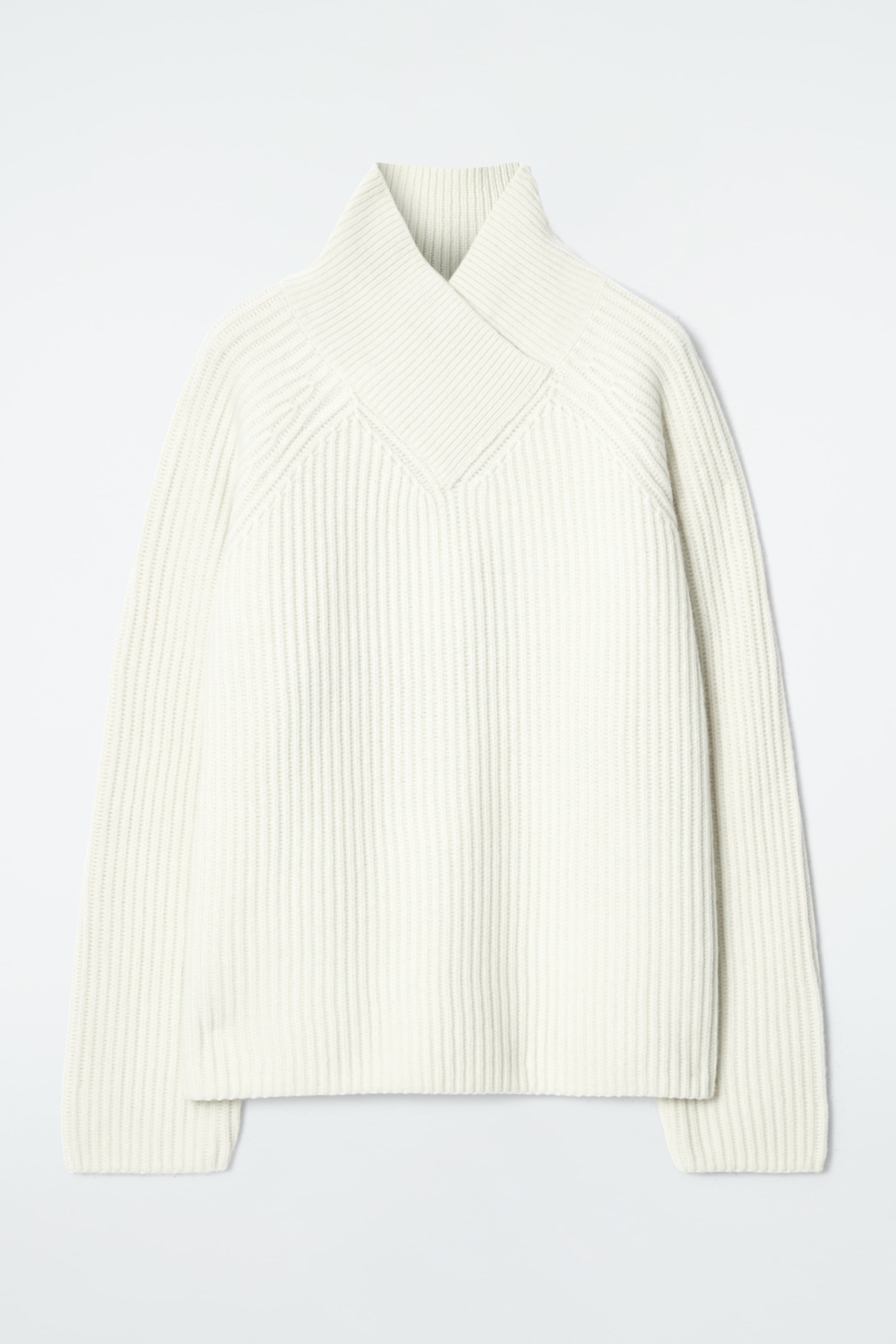 Visualizza immagine più grande: MAGLIONE IN LANA MERINO CON COLLO AVVOLGENTE - ÉCRU - DONNA | H&M IT 7