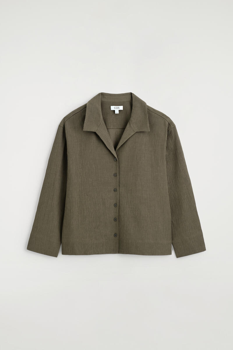 Crinkled-Jersey Shirt