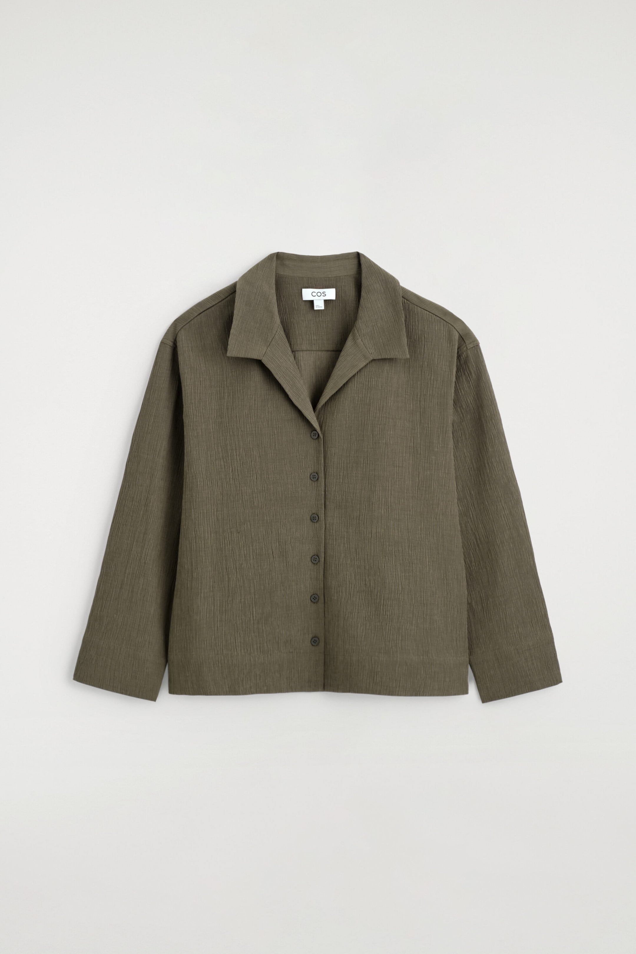 CRINKLED-JERSEY SHIRT