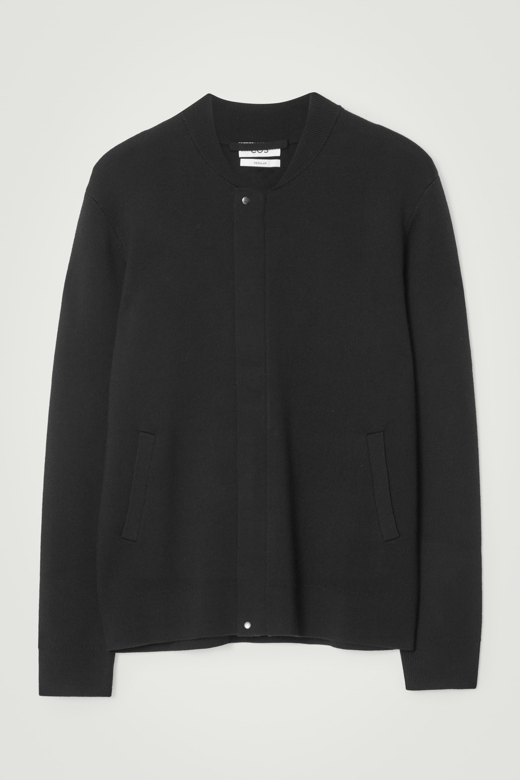 Größeres Bild anzeigen: STRICK-BOMBERJACKE AUS WOLLE - SCHWARZ - Men | H&M AT 3