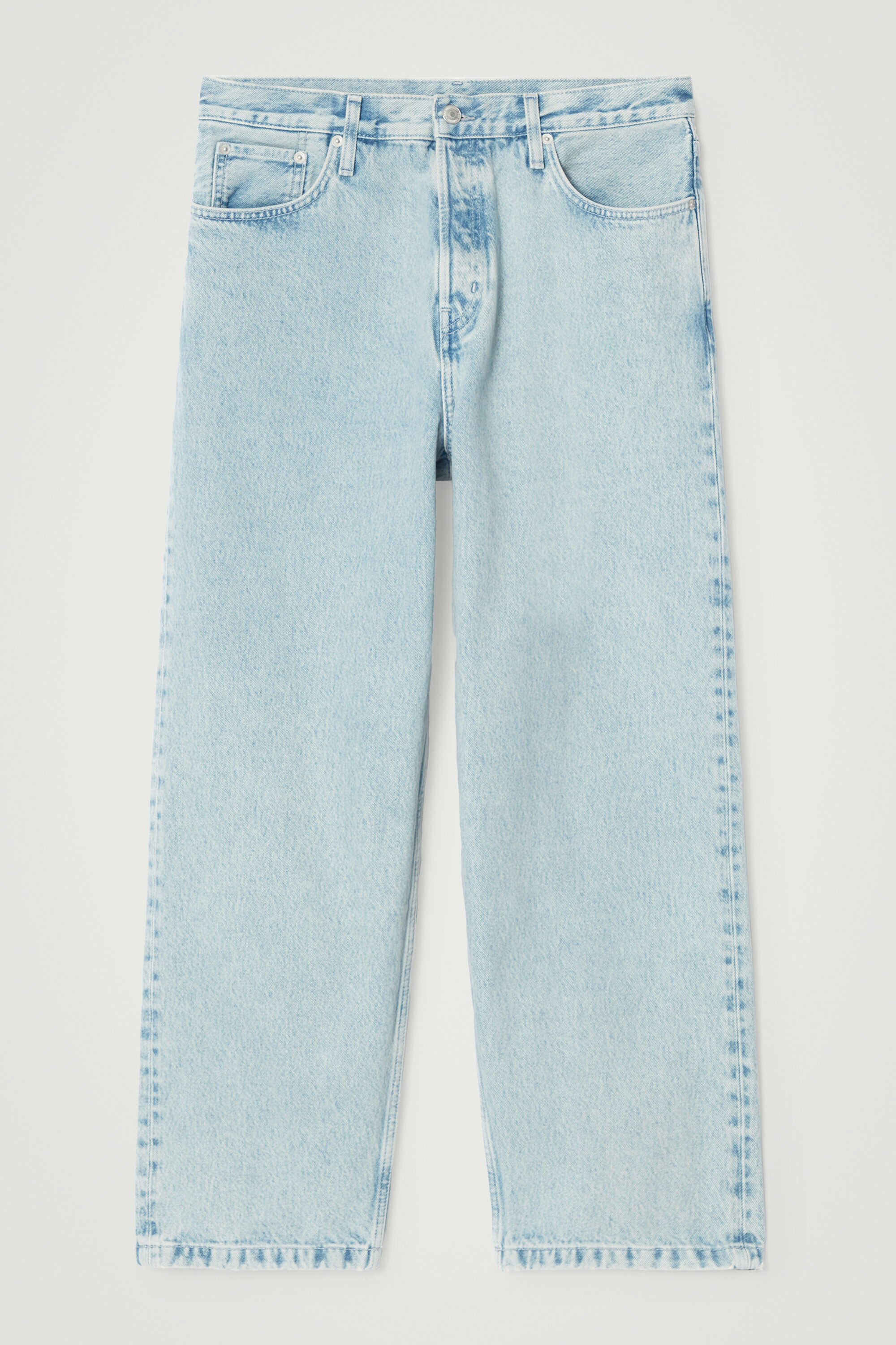 DOME STRAIGHT-LEG JEANS - LIGHT BLUE | COS