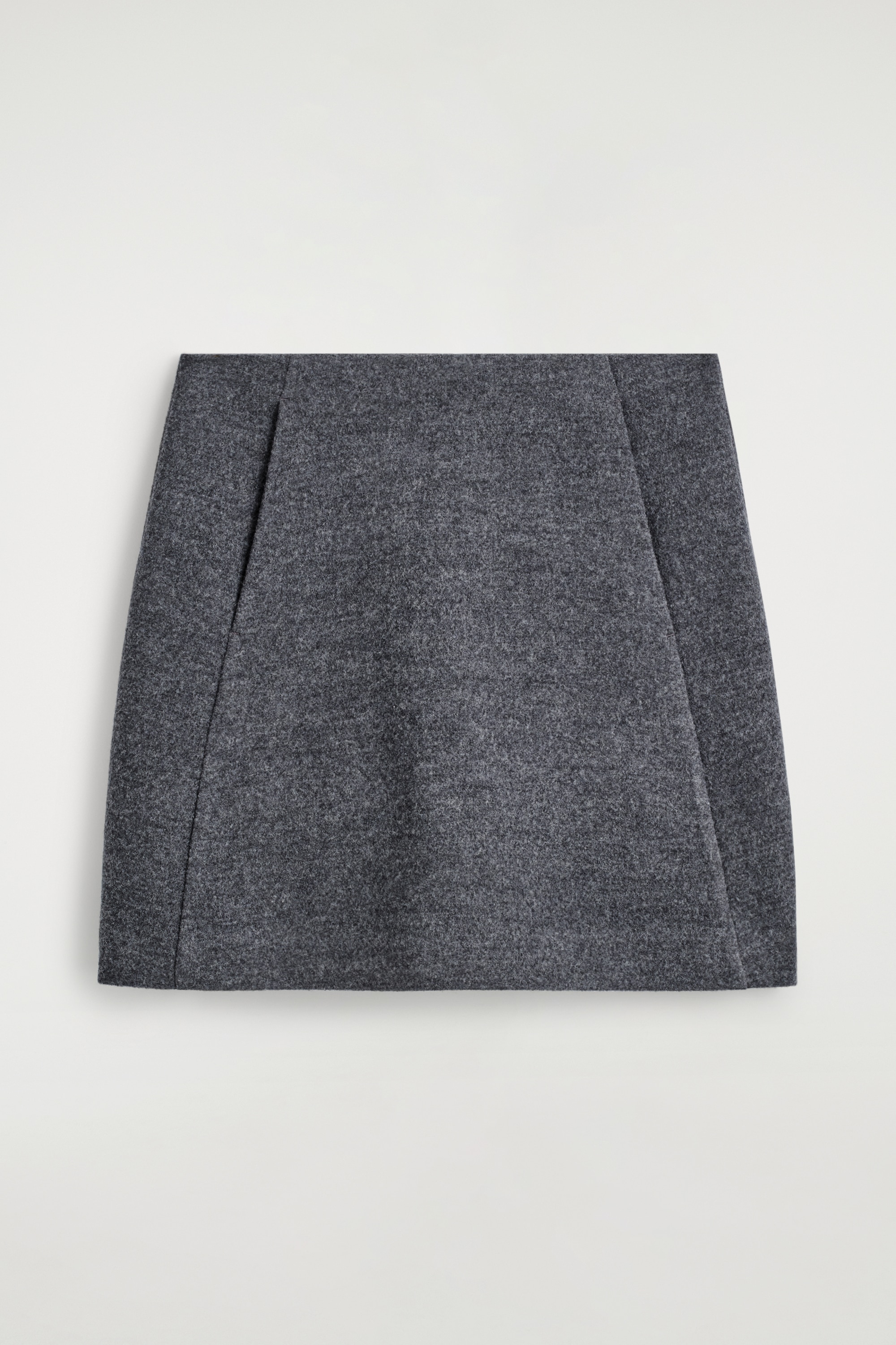 ΜΙΝΙ ΦΟΥΣΤΑ ΑΠΟ ΒΡΑΣΤΟ ΜΑΛΛΙ MERINO - GREY