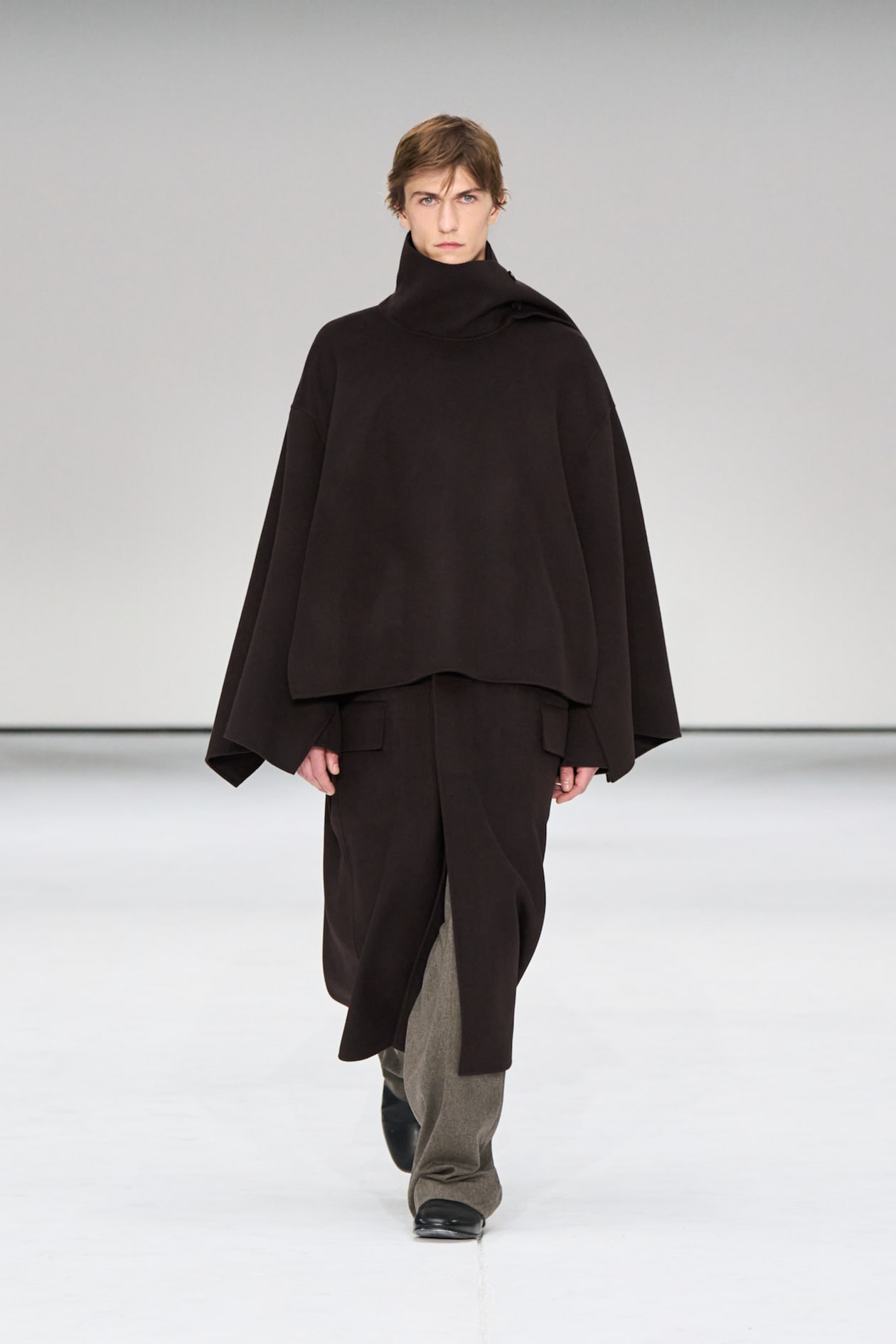 DOUBLE-FACED WOOL CAR COAT