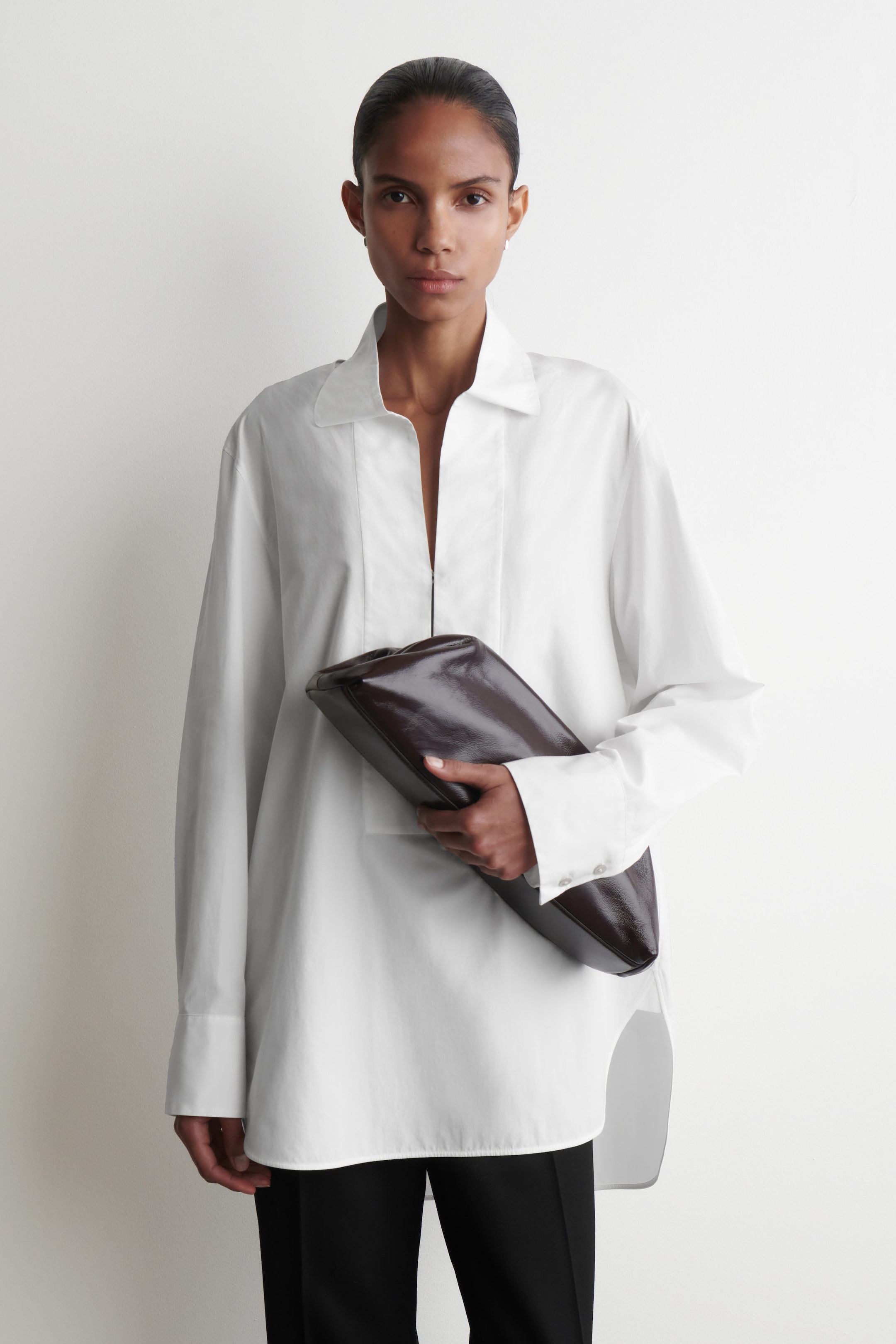 EXAGGERATED COTTON SHIRT