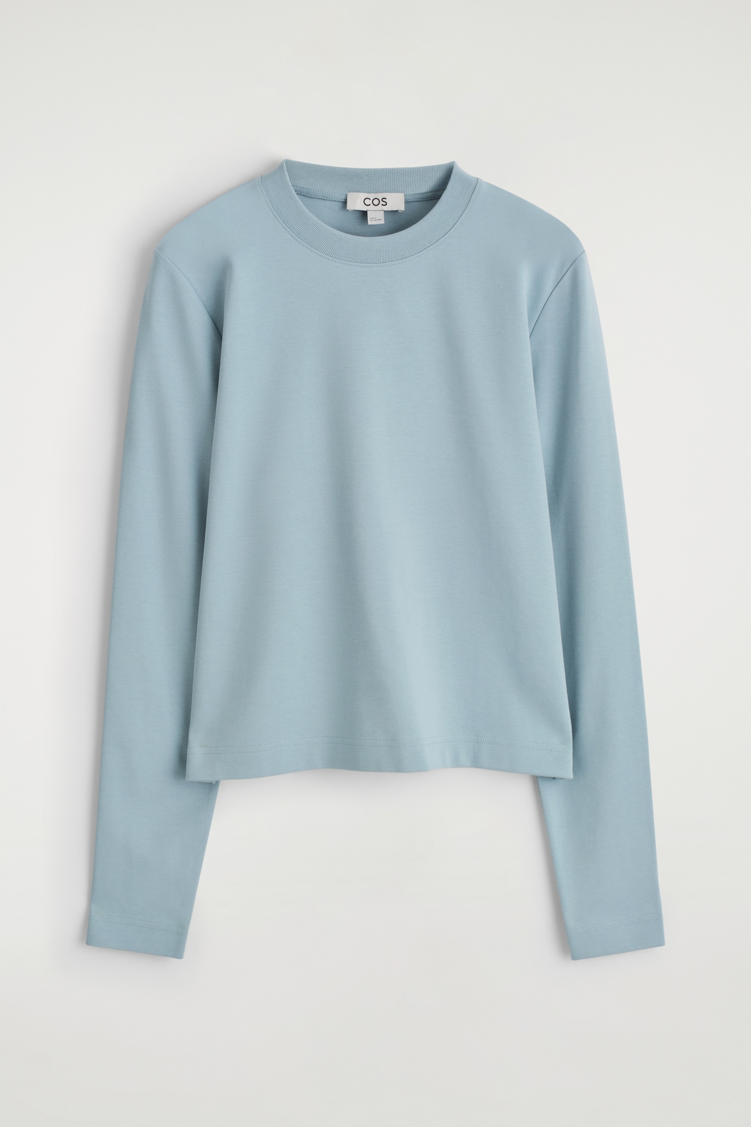 CLEAN CUT REGULAR LONG-SLEEVED T-SHIRT - LIGHT BLUE/NAVY / STRIPED/WHITE / BROWN/white/BEIGE / UNDYED/BLACK/ECRU / NAVY / BROWN / STRIPED/WHITE / BEIGE / STRIPED/GREEN MÉLANGE - 2