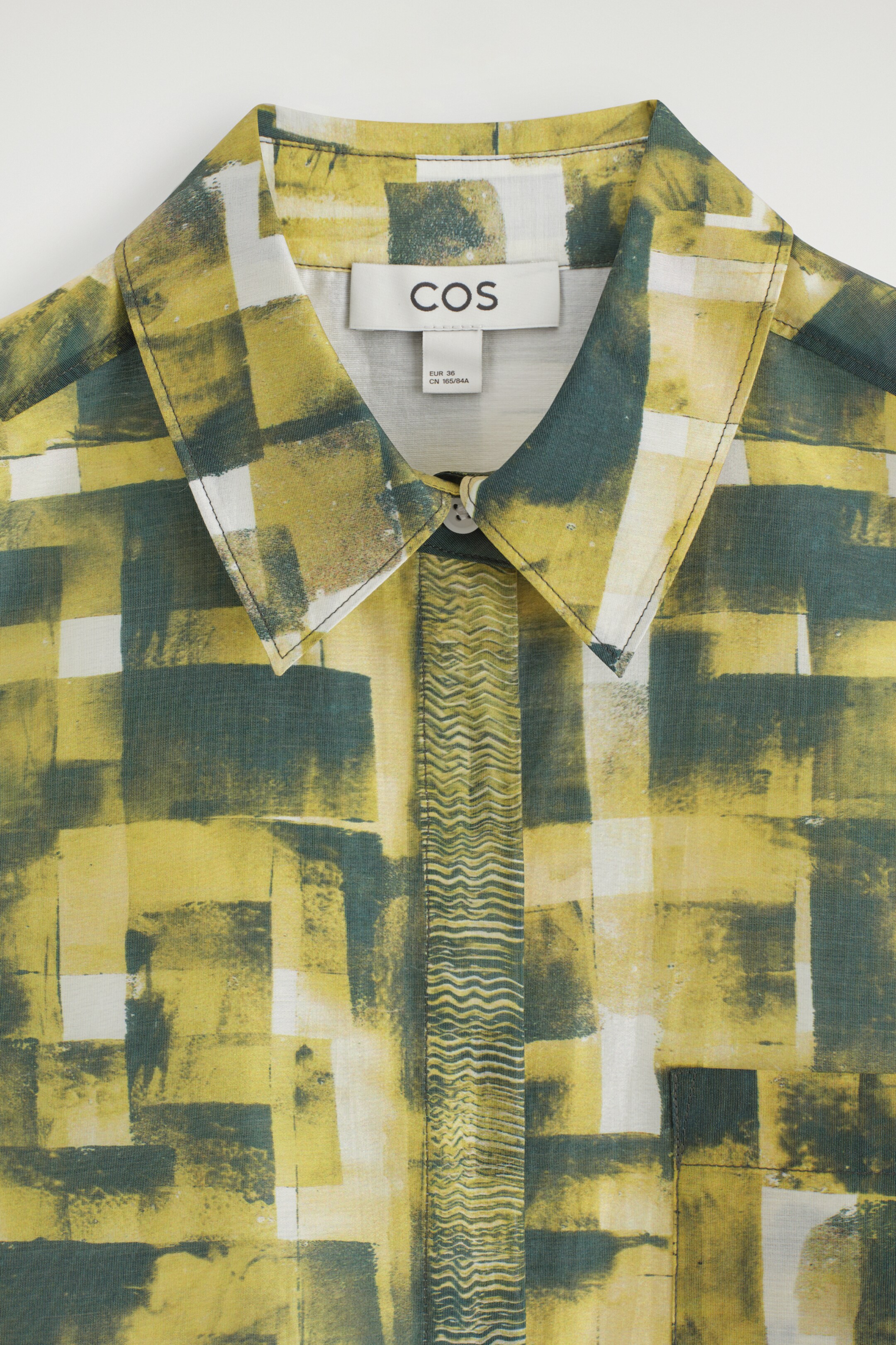 Grösseres Bild ansehen: ÄRMELLOSES HEMD MIT PRINT - GELB/GRÜN/PRINT - DAMEN | H&M CH 7