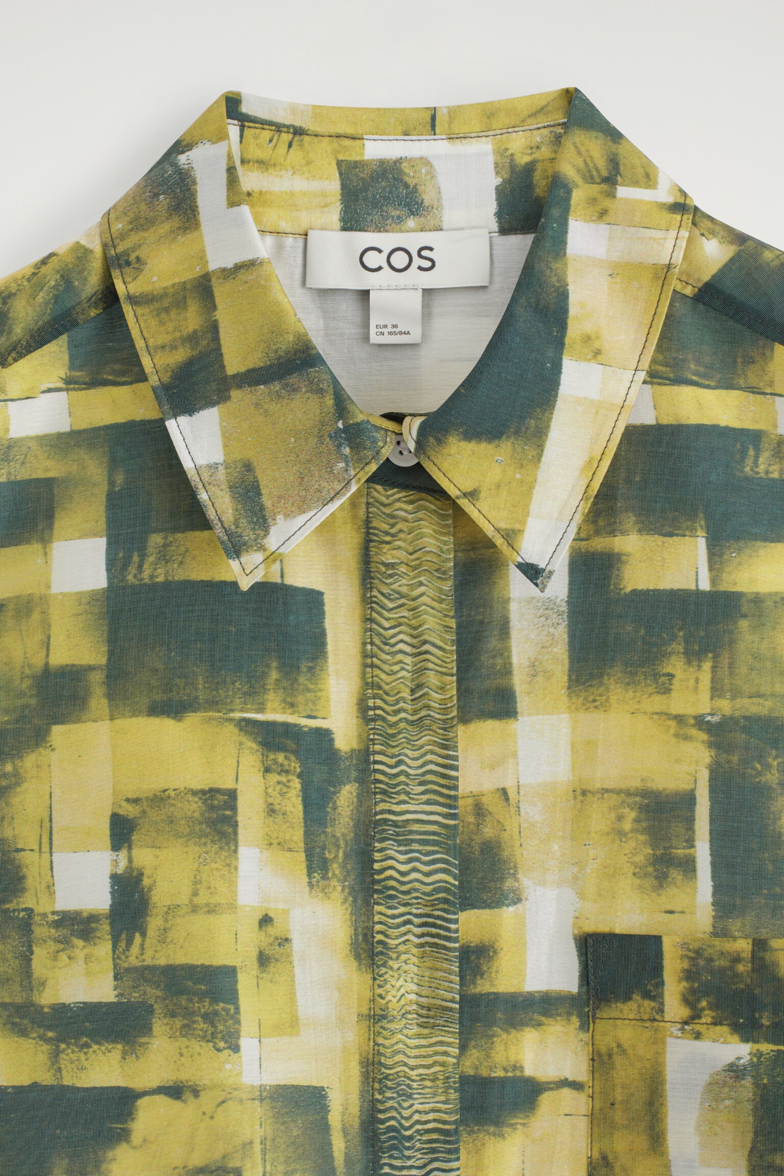 CAMISA ESTAMPADA SIN MANGAS - AMARILLO / VERDE / ESTAMPADO - 6