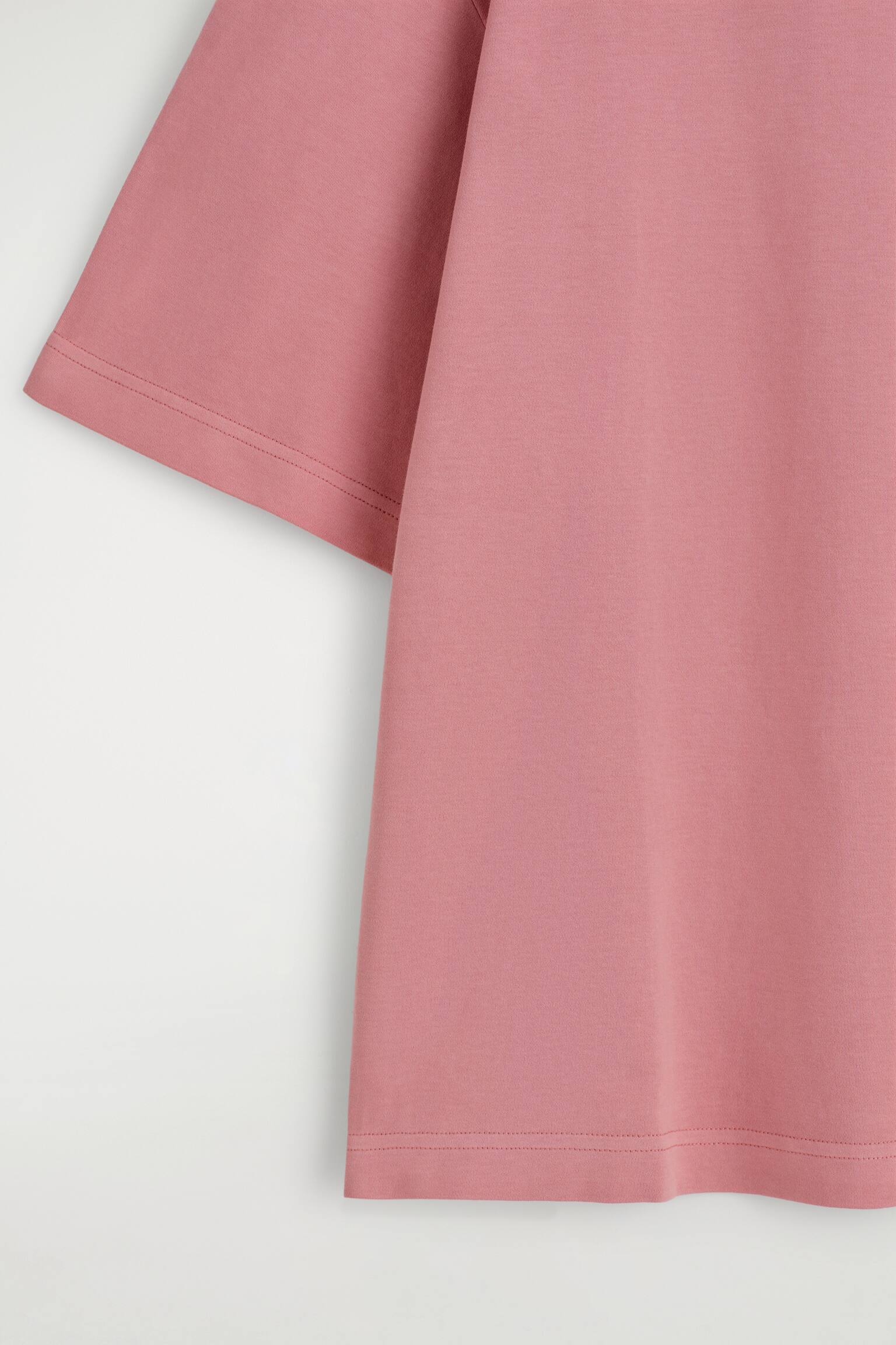 OVERSIZED T-SHIRT - ROSA/MØRKEBRUN/HVID/SORT - 6