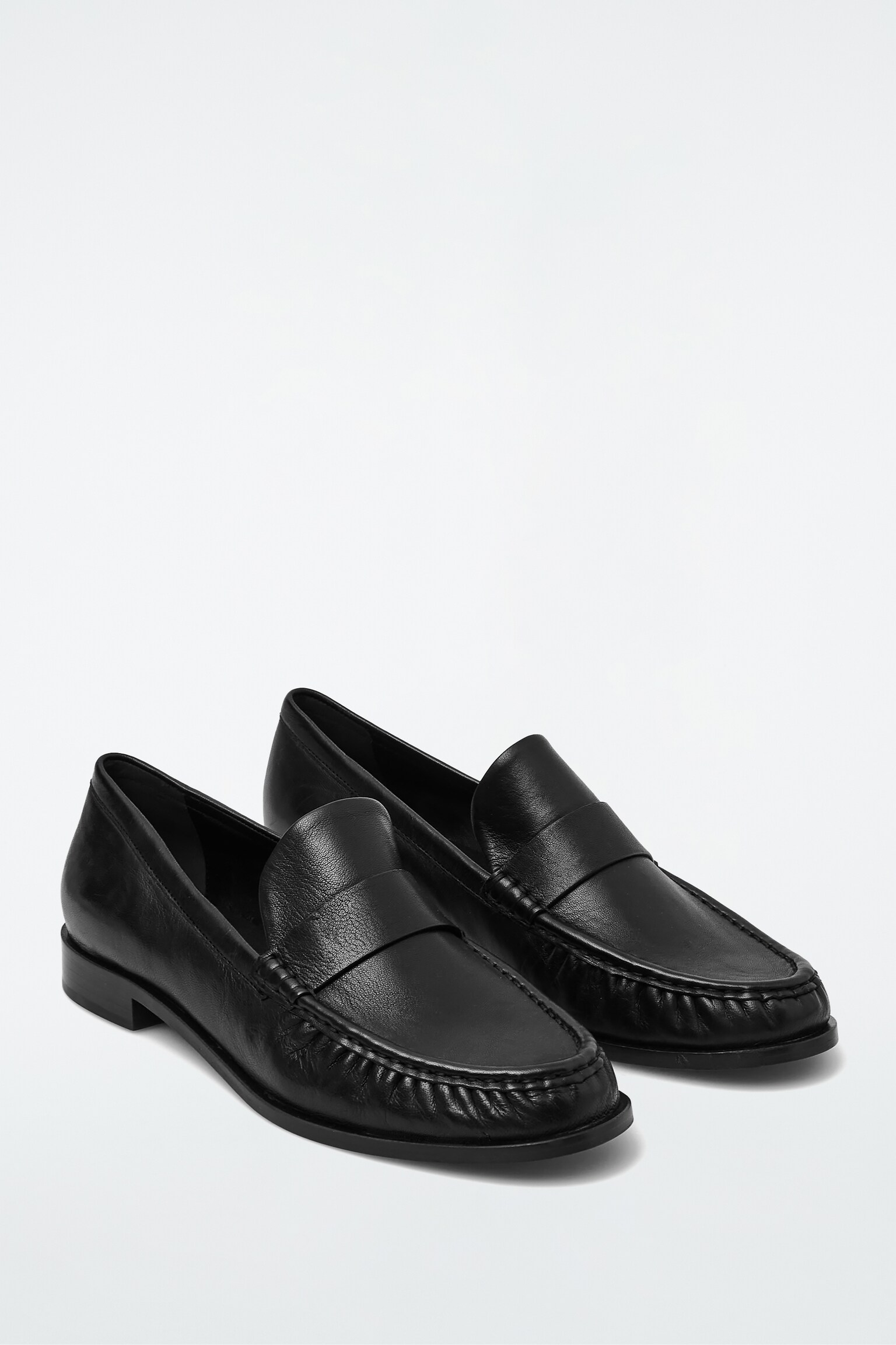 MOCASSINS EN CUIR - NOIR - 3