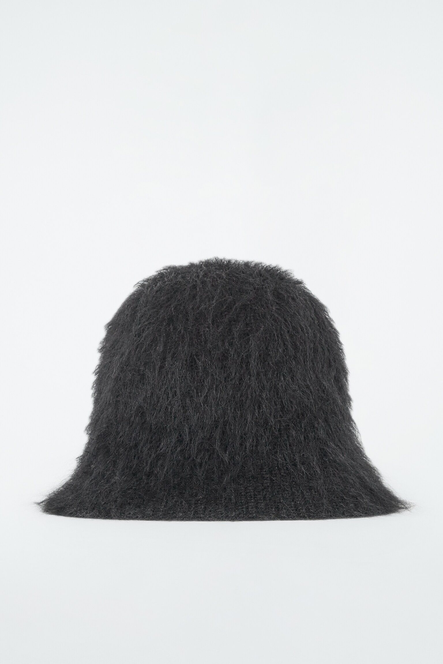 MOHAIR BUCKET HAT - BLACK/DARK BROWN/ECRU/BURGUNDY/GREY - 1