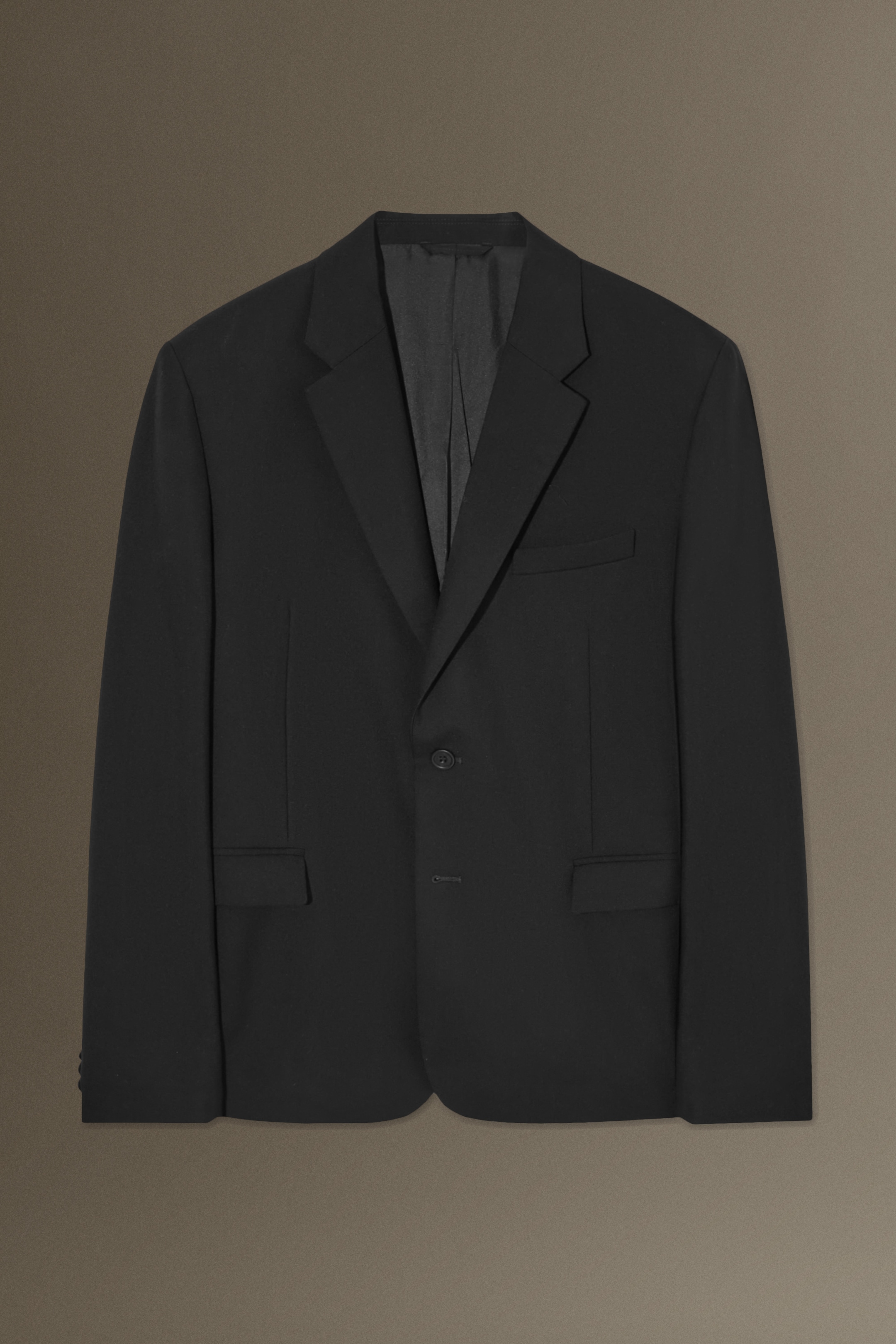 View larger image: REGULAR-FIT TAILORED WOOL BLAZER - BLACK - Men | H&M GB 1